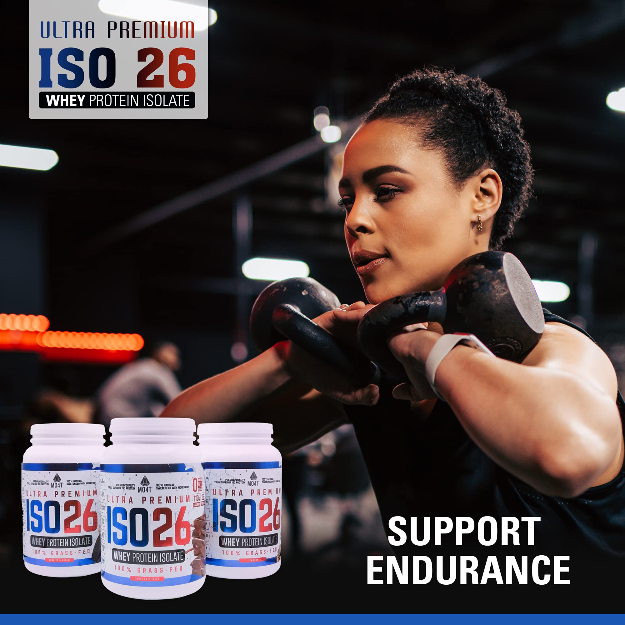 MOMOF4TRANSFORM MO4T Grass Fed Whey Protein Isolate Powder, Naturally Sweetened MOMOF4TRANSFORM uk supplements