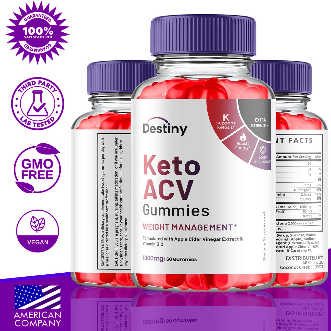Destiny Keto ACV Gummies, Destiny Keto ACV Gummies Advanced 1000MG - Destiny Keto Ark Labs uk supplements