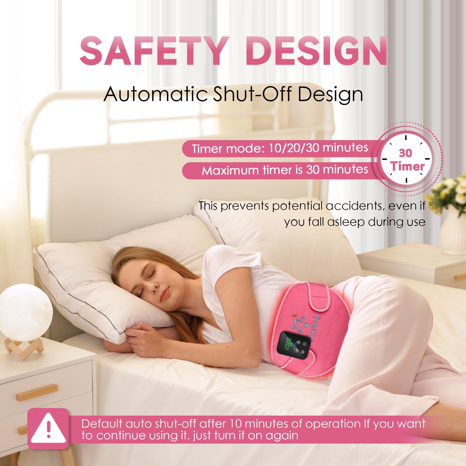 Red Light Therapy Belt Pad: Near Infrared Lamp Pain Relief 156 LEDs Wrap Body Heating Pads Astarexin uk supplements