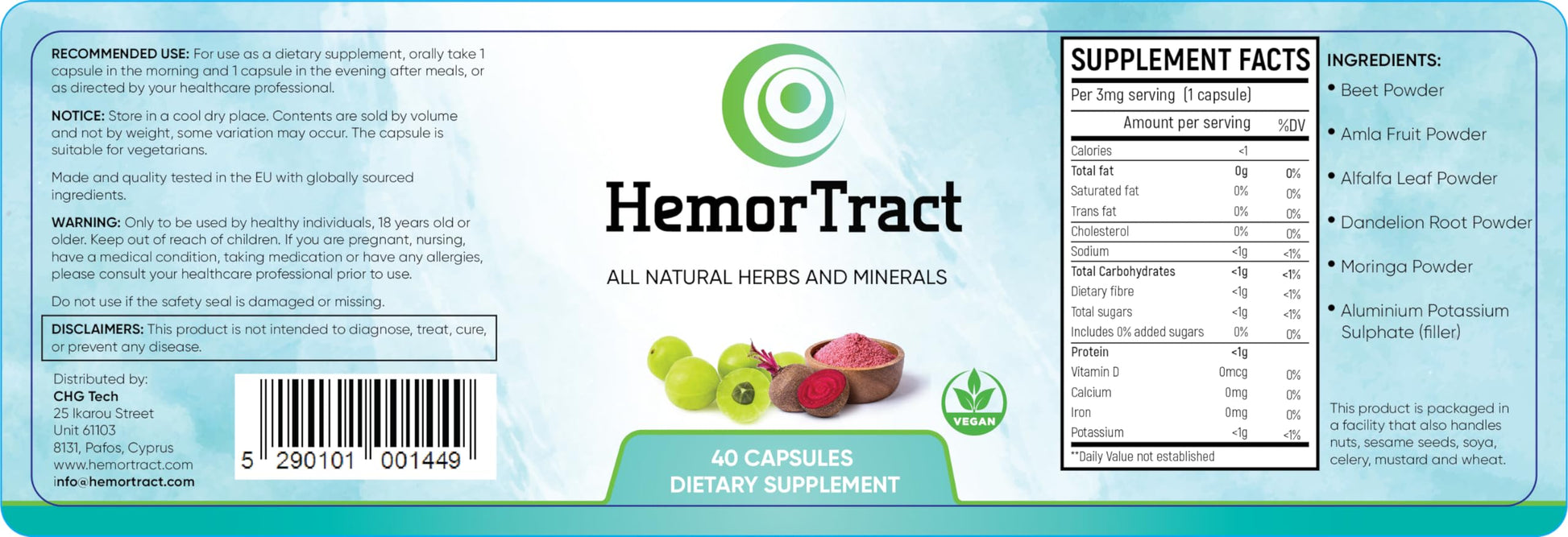 HemorTract – Fast and effective Hemorrhoid relief. Packed with the BIG 5 for a multifaceted attack against Hemorrhoids HemorTract uk supplements