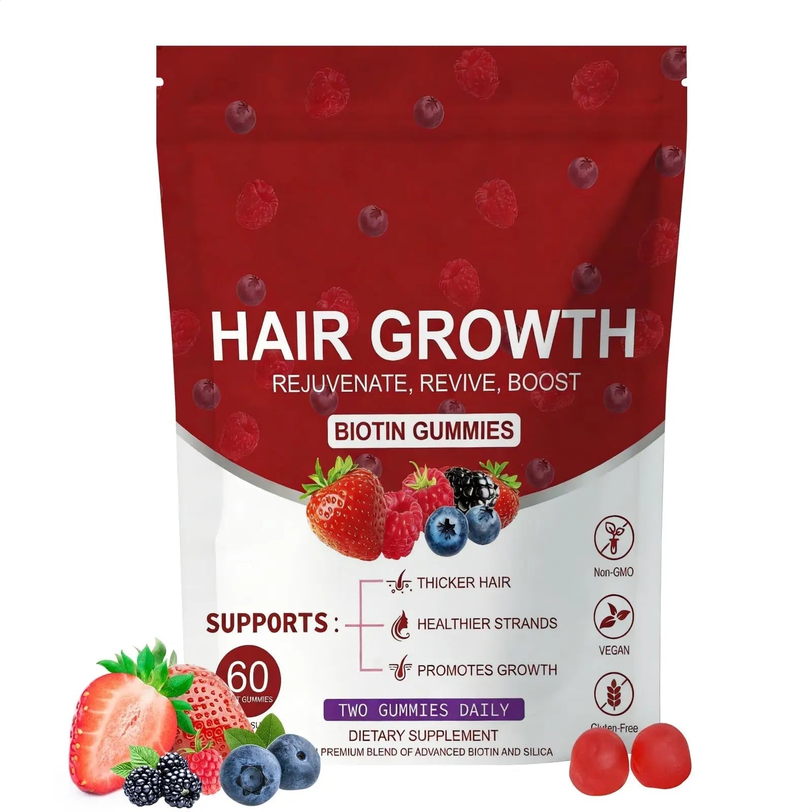 LUIMOLL Lumin Hair Growth Gummies – Daily Hair Nourishment with Biotin, Collagen & Botanical Extracts – Supports Thicker, Stronger & Healthier-Looking Hair LUIMOLL uk supplements