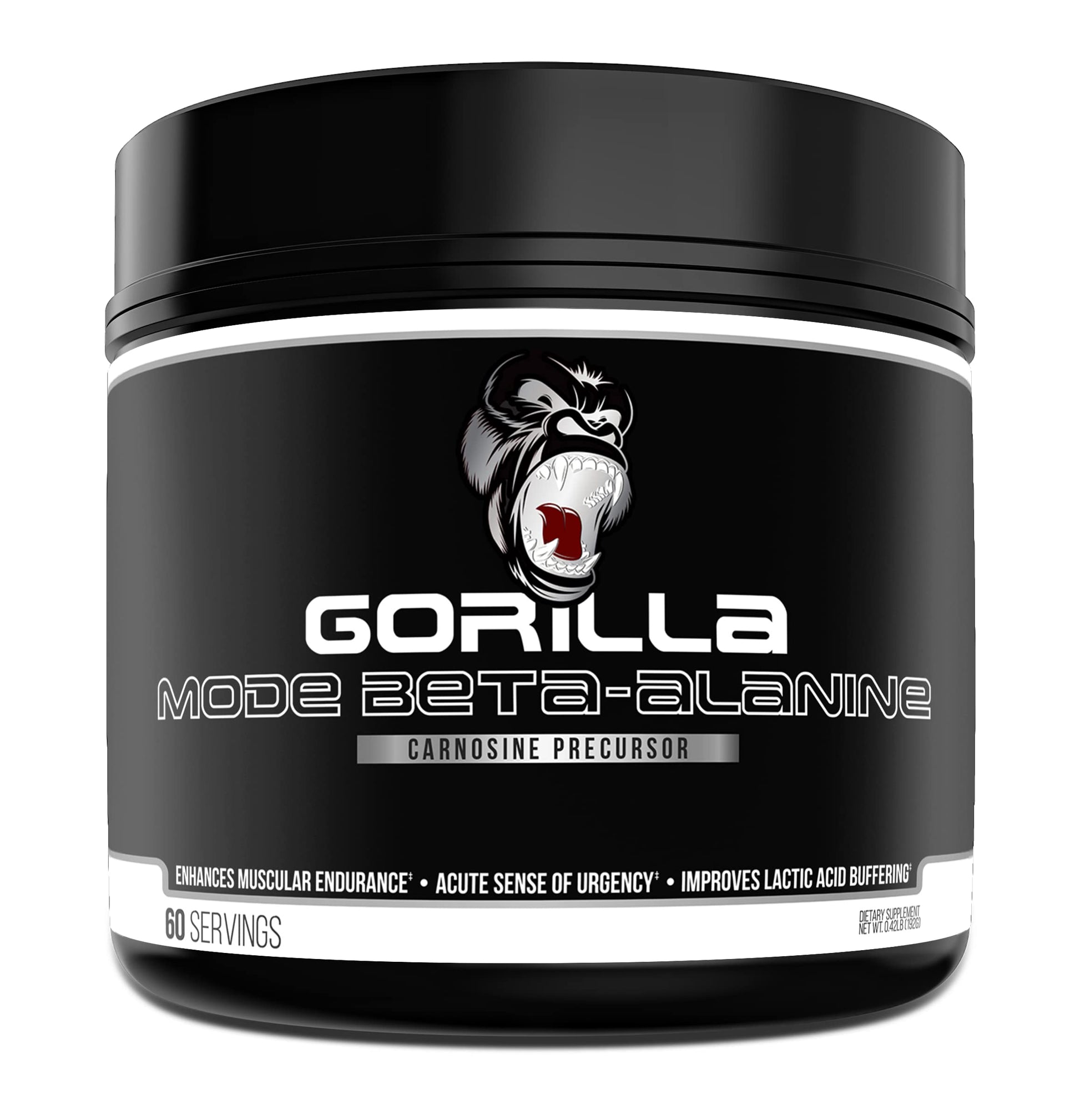 Gorilla Mode Beta-Alanine – Carnosine Precursor/Enhanced Muscular Endurance Gorilla Mind uk supplements