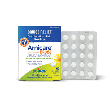 Boiron Arnicare Bruise for Relief of Pain or Swelling from Injuries, and Discoloration of Bruises - 60 Tablets Boiron uk supplements
