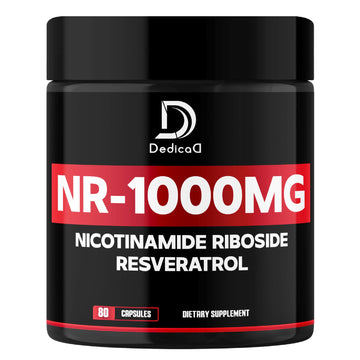 DEDICAD NAD Supplement with Nicotinamide Riboside and Trans Resveratrol - NR for Men & Women - 80 Capsules DEDICAD uk supplements