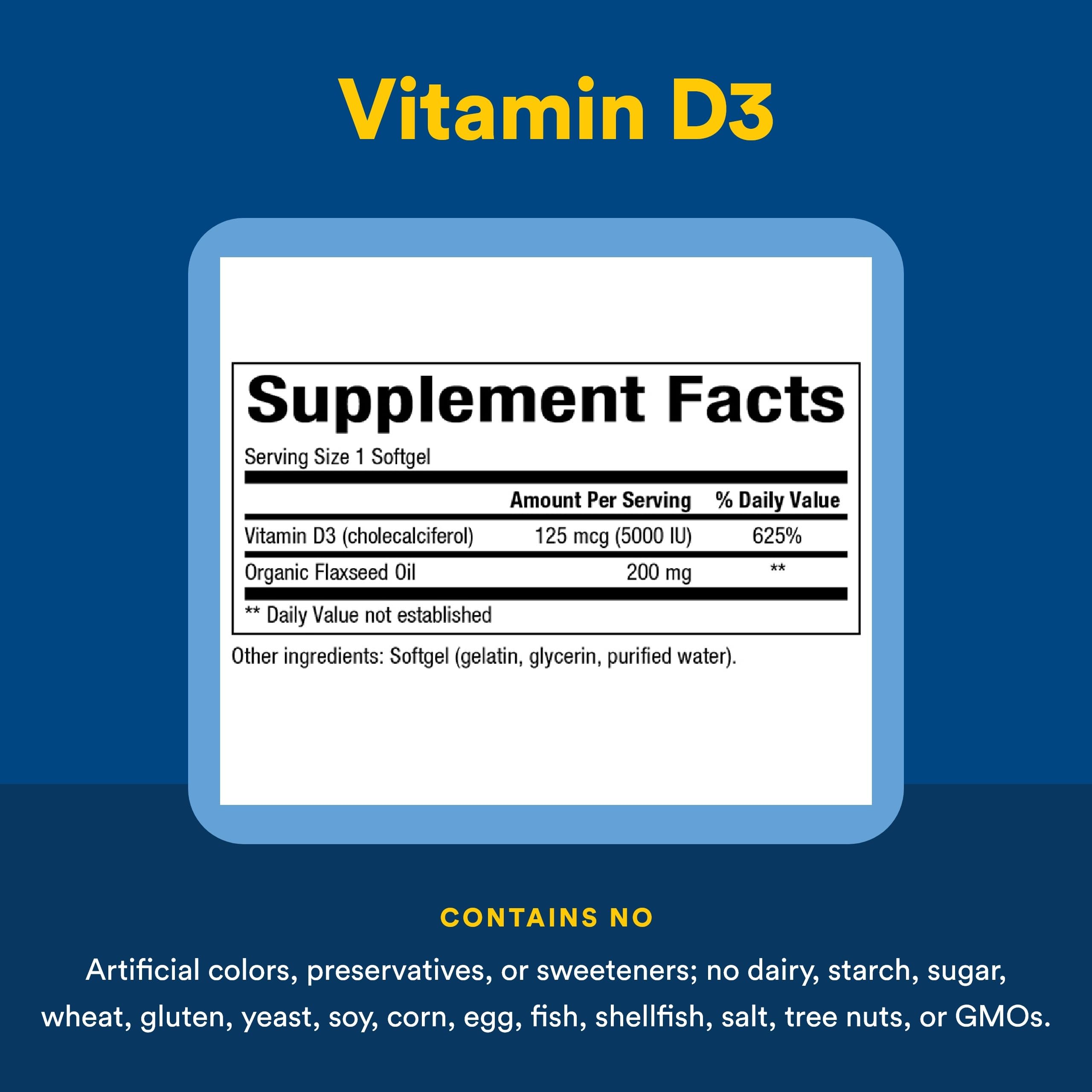 Natural Factors, Vitamin D3 5000 IU (125 mcg), Supports Strong Bones, Muscles and Immune Function, 360 Softgels Natural Factors uk supplements