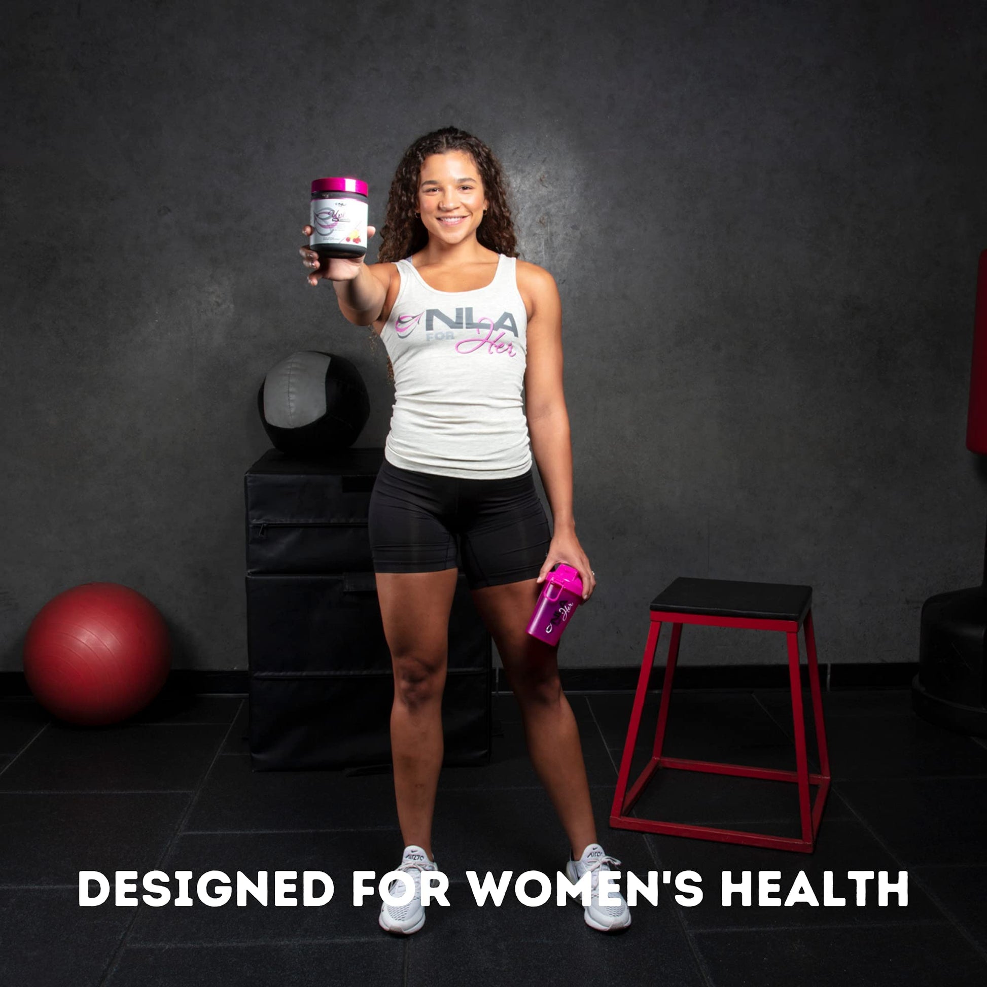 NLA for Her Pre/Intra Workout Stack (Includes Her Thermogenic Amino Georgia Peach NLA for Her uk supplements