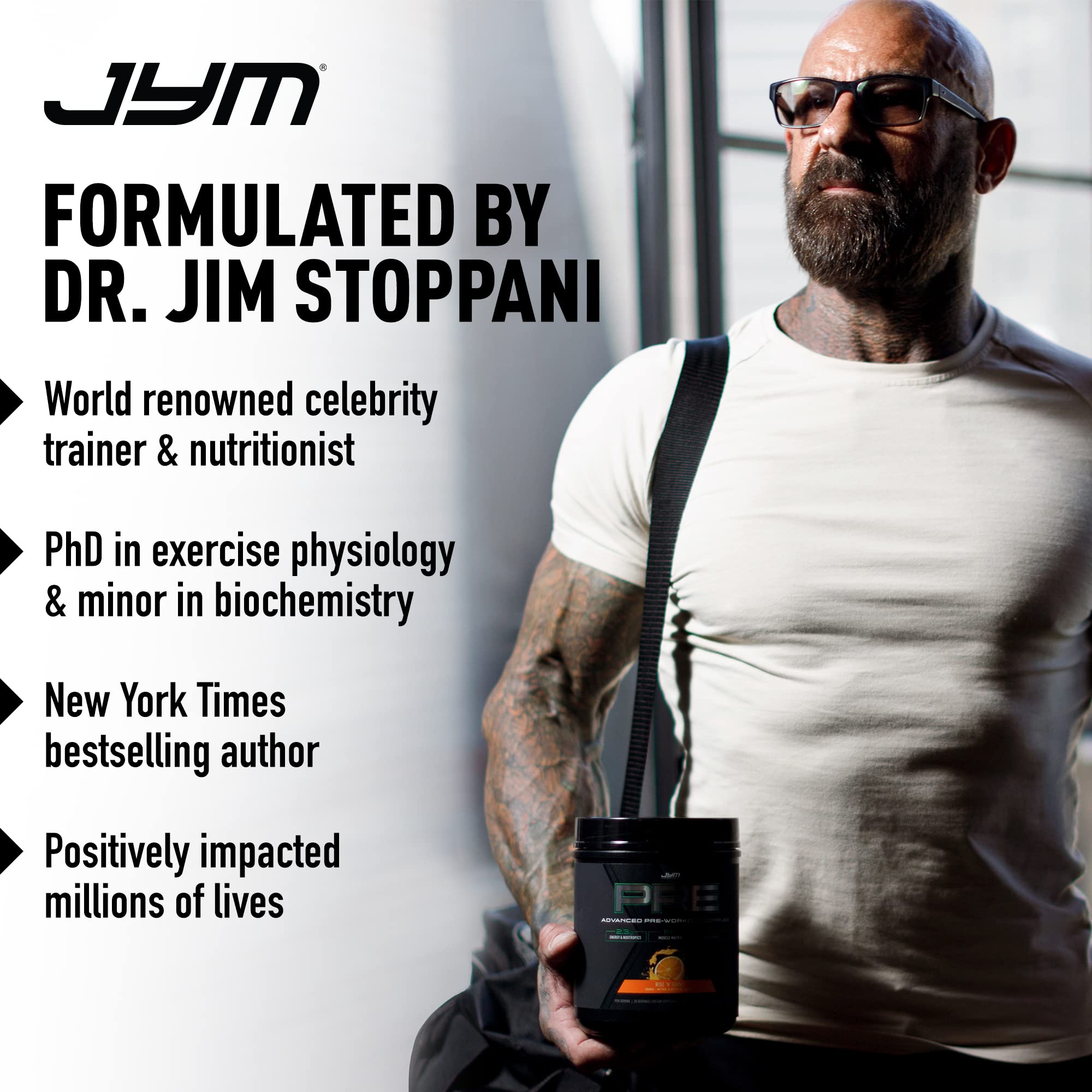 PRE JYM X - Rise N' Grind JYM Supplement Science uk supplements