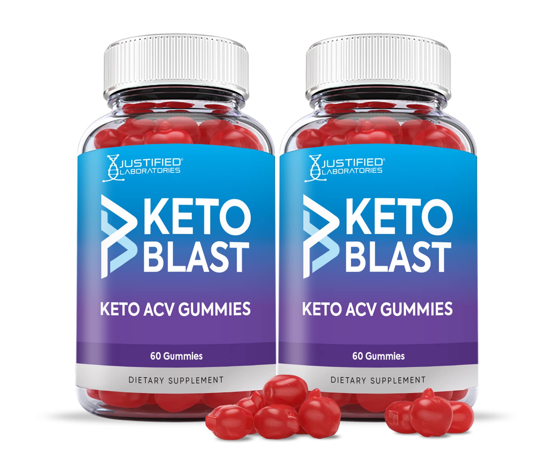 Justified Laboratories (2 Pack) Keto Blast Gummies 1000MG ACV with Pomegranate Juice Justified Laboratories uk supplements