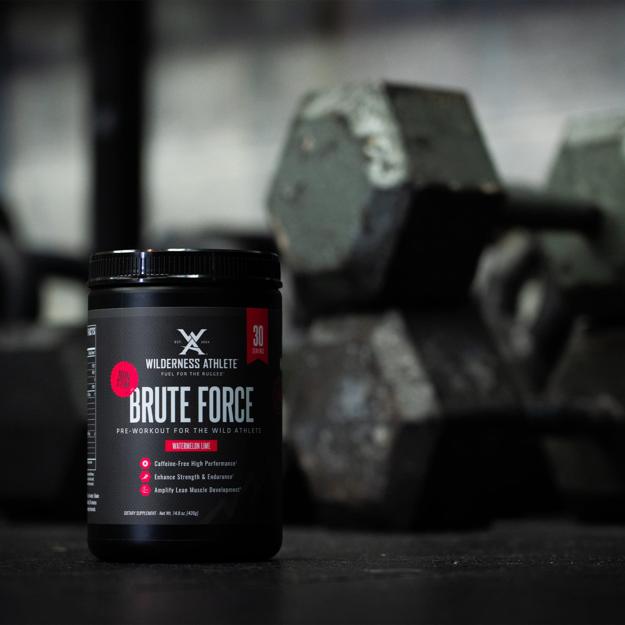 Wilderness Athlete - Brute Force (Caffeine Free Preworkout) | Stim Free Pre Workout Energy Wilderness Athlete uk supplements