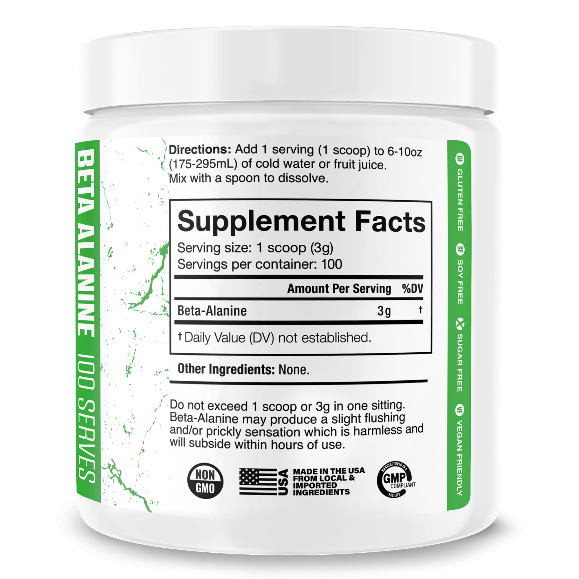 JNX SPORTS The Curse! Beta Alanine Powder - Unflavored, 100 Servings, 3g per Serving JNX SPORTS uk supplements