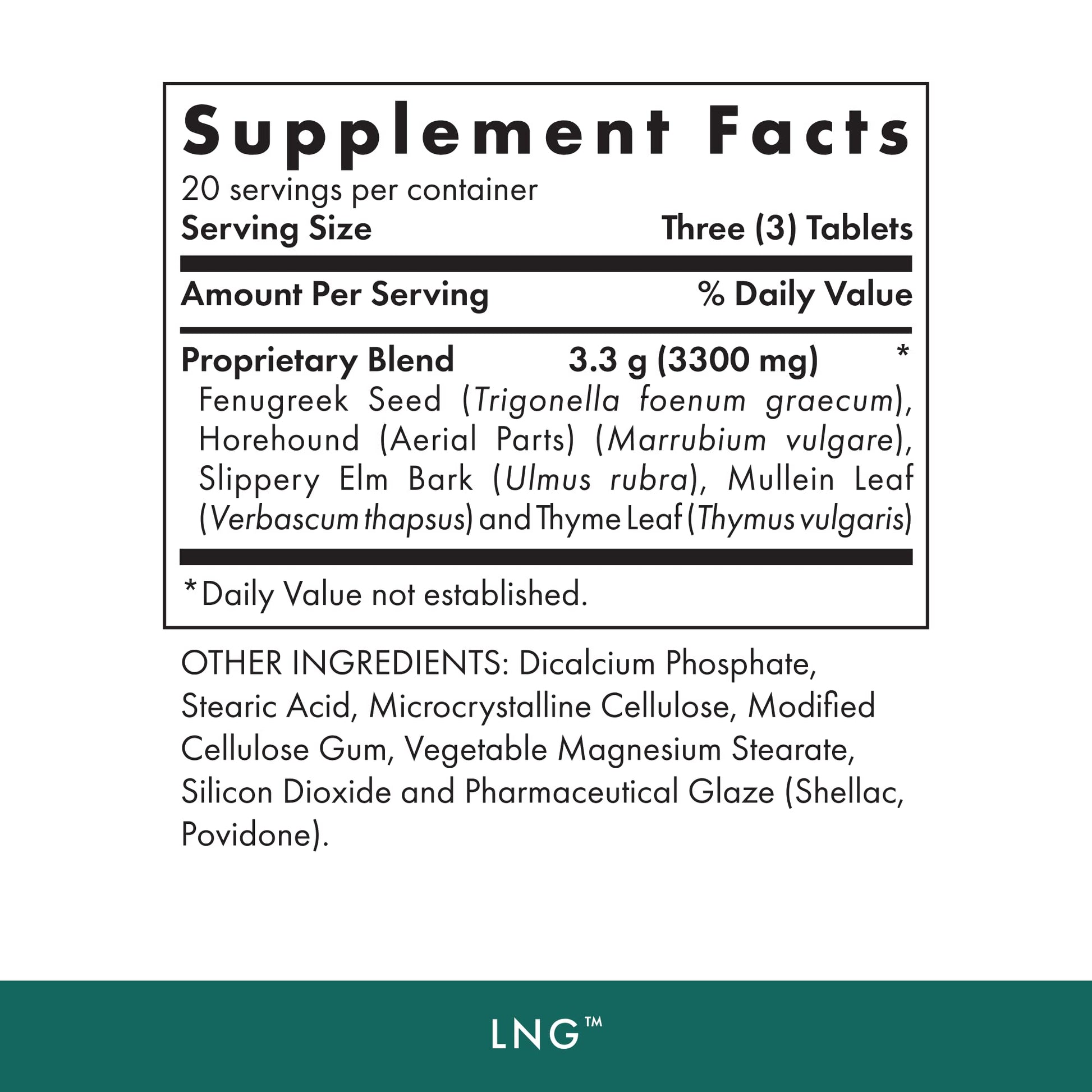 Michael's Health Naturopathic Programs LNG - 60 Vegetarian Tablets - Herbs for Lung and Respiratory Support - Kosher - 20 Servings MICHAEL'S uk supplements