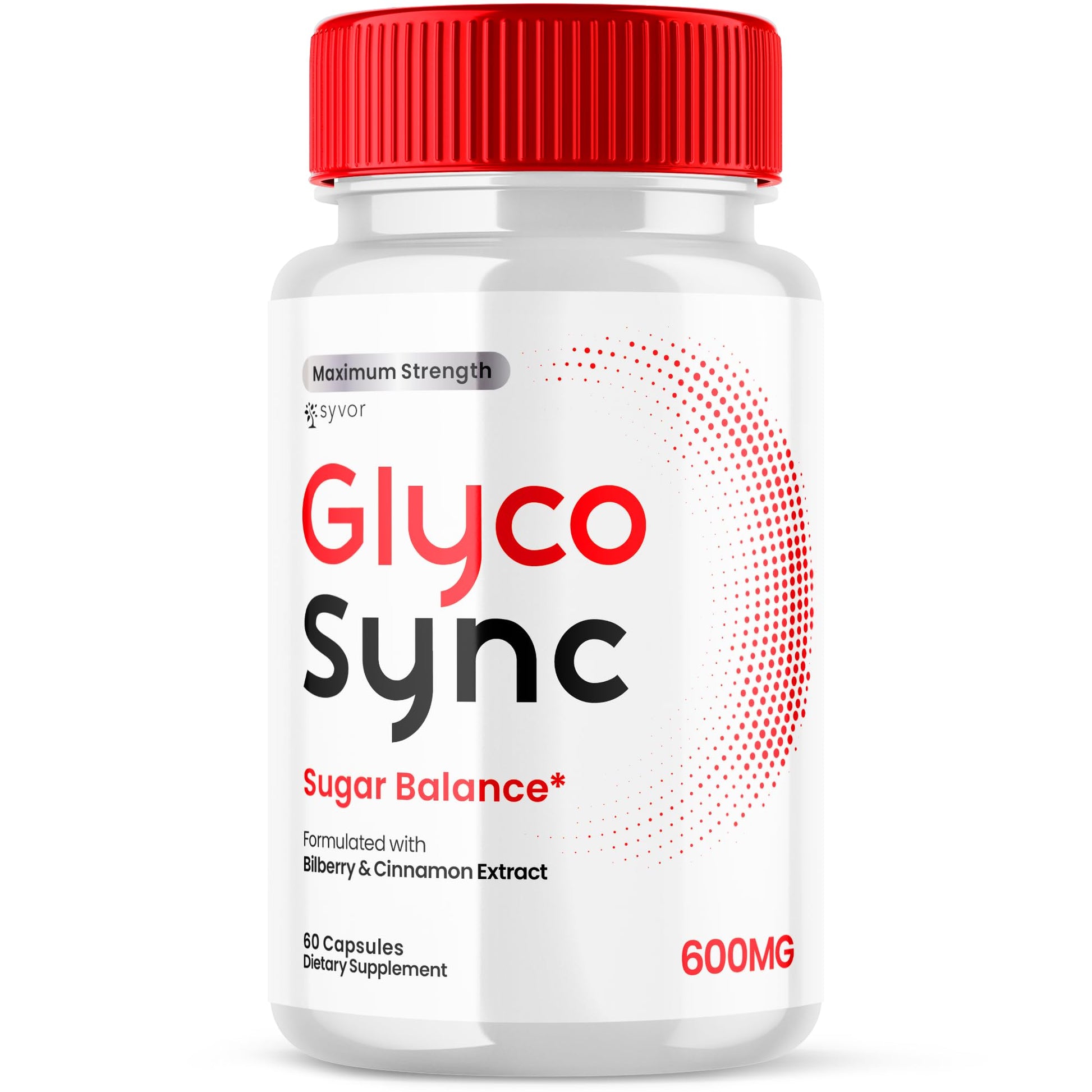 Glyco Sync Capsules, Official Glyco Sync Balance Pills with All Natural Ingredients, Advanced Formula GlycoSync Joint Support for Health and Wellness Extra Strength for Men and Women (60 Capsules) Syvor uk supplements