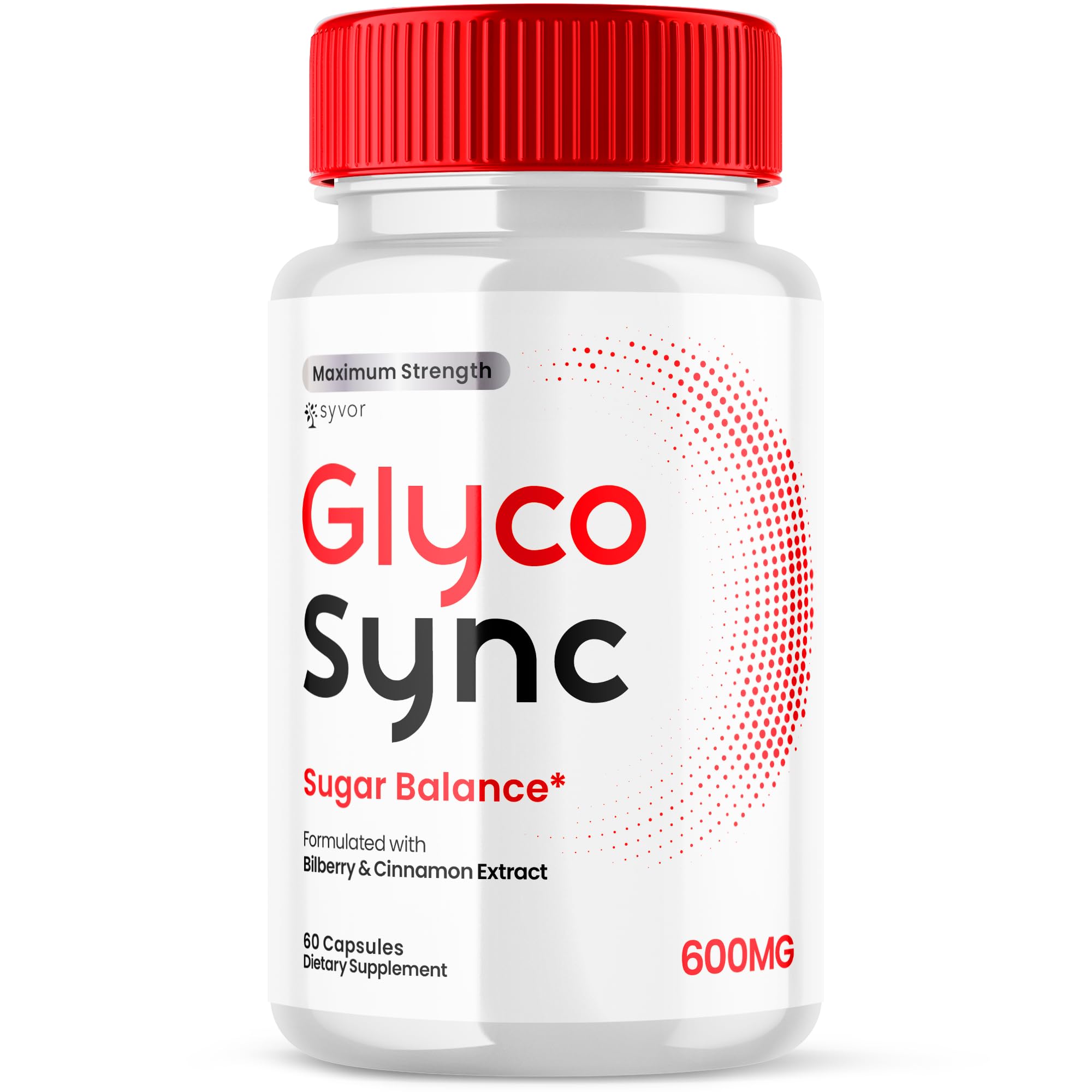 Glyco Sync Capsules, Official Glyco Sync Balance Pills with All Natural Ingredients, Advanced Formula GlycoSync Joint Support for Health and Wellness Extra Strength for Men and Women (60 Capsules) Syvor uk supplements