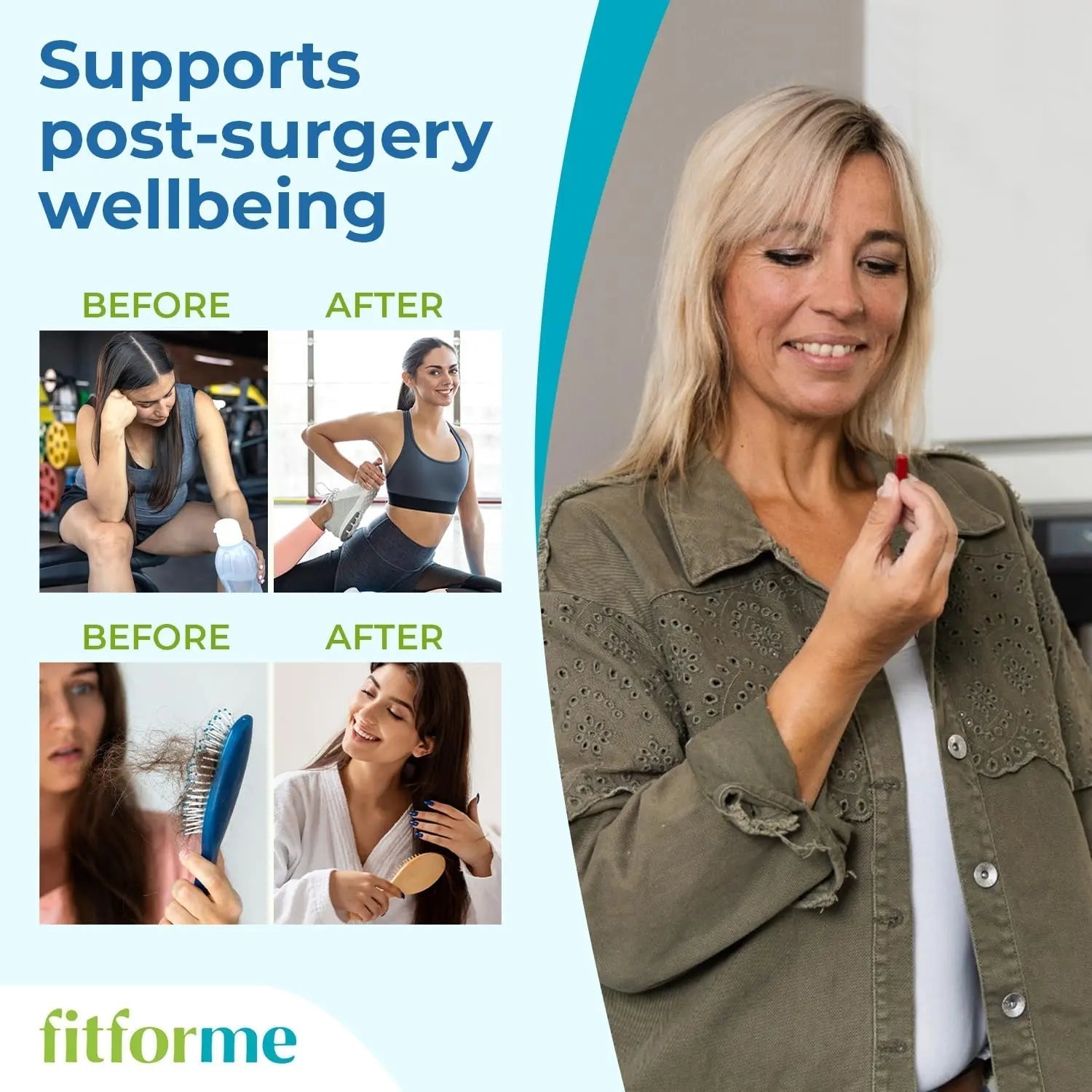 FitForMe Bariatric Multivitamin, Tailored for Gastric Sleeve Surgery – One-a-Day Capsule, 30-Day Supply, Easy-to-Swallow WLS Optimum Capsule FitForMe uk supplements