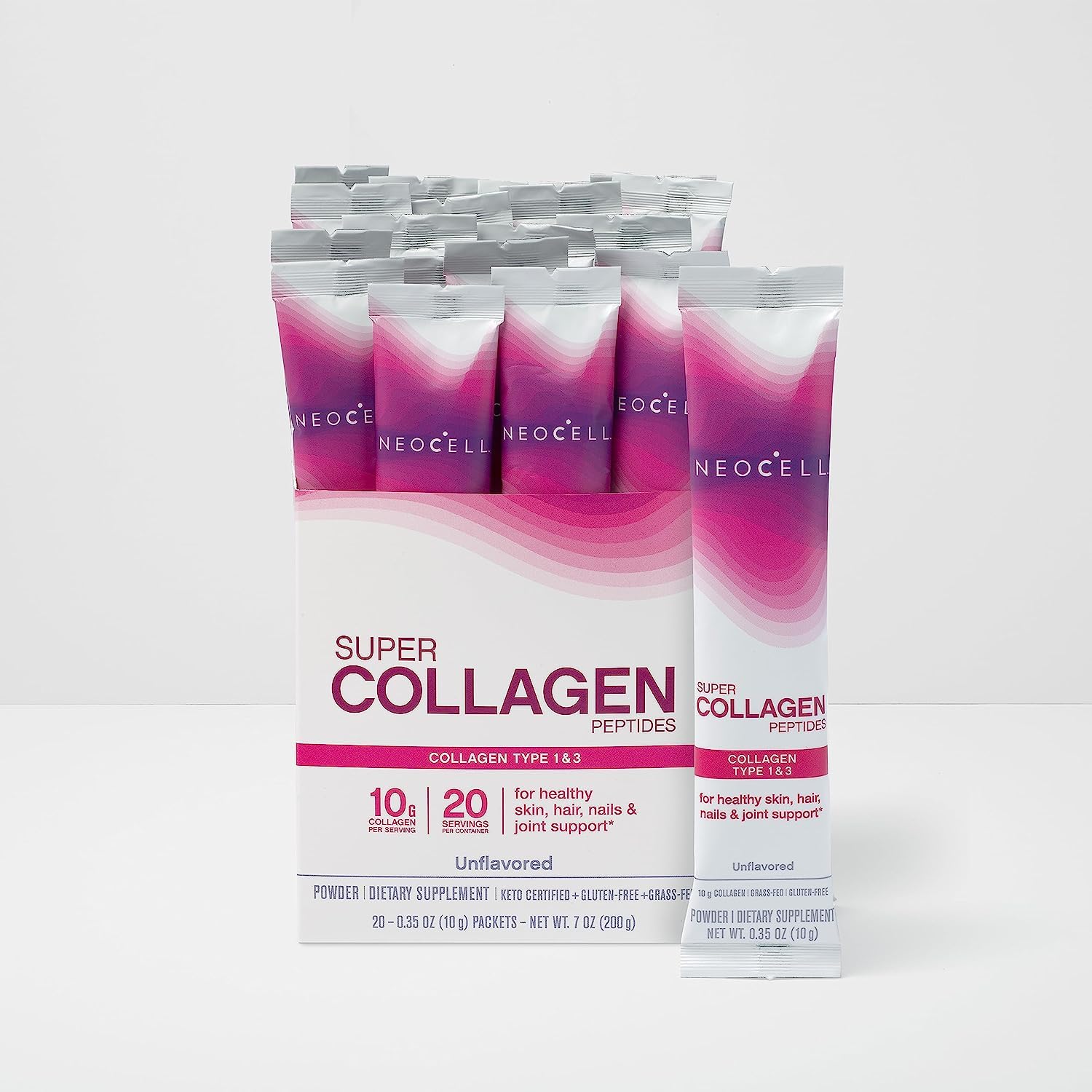 NeoCell Super Collagen Peptides, 10 g Collagen/Single-Serve Packet; Keto Certified NeoCell uk supplements