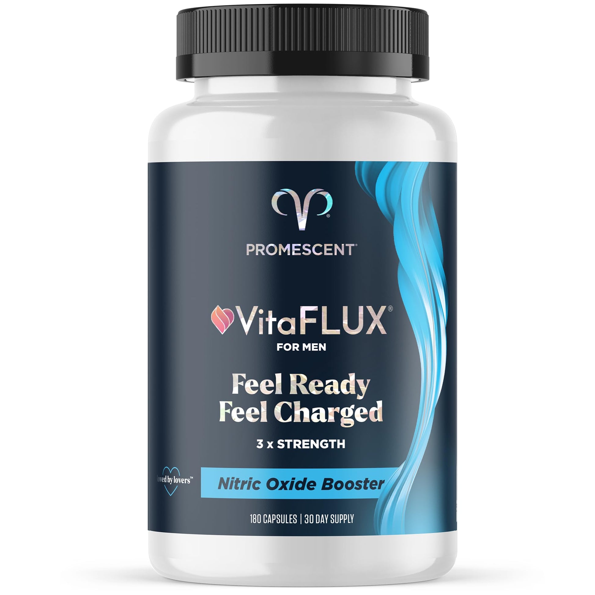 Promescent VitaFLUX Nitric Oxide Supplements for Men, Fast Acting Male Enhancing Pills for Stamina, Size & Performance, L-Arginine L-Citrulline L-Carnitine (30 Servings) Promescent uk supplements