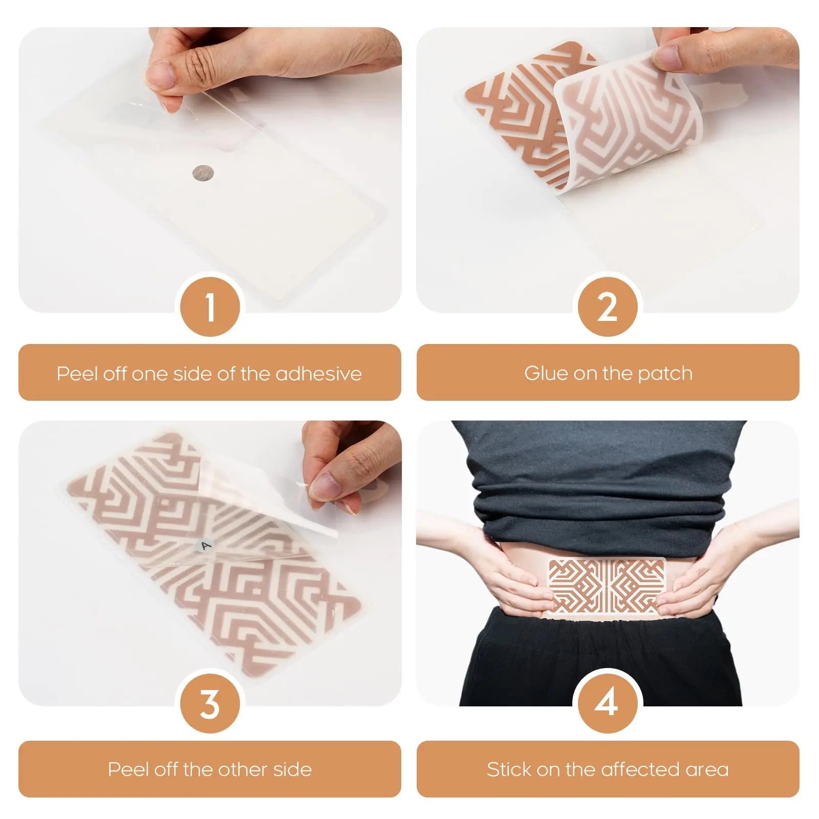 XAYIUIYAX Menthol Pain Patches, Cooling Pain Relief for Sore Muscle Relief - Includes 3 Adhesives, 1 Patch & 1 Carry Case - Relief Back, Shoulder & More - 3.03" × 6.30" - 0327 XAYIUIYAX uk supplements