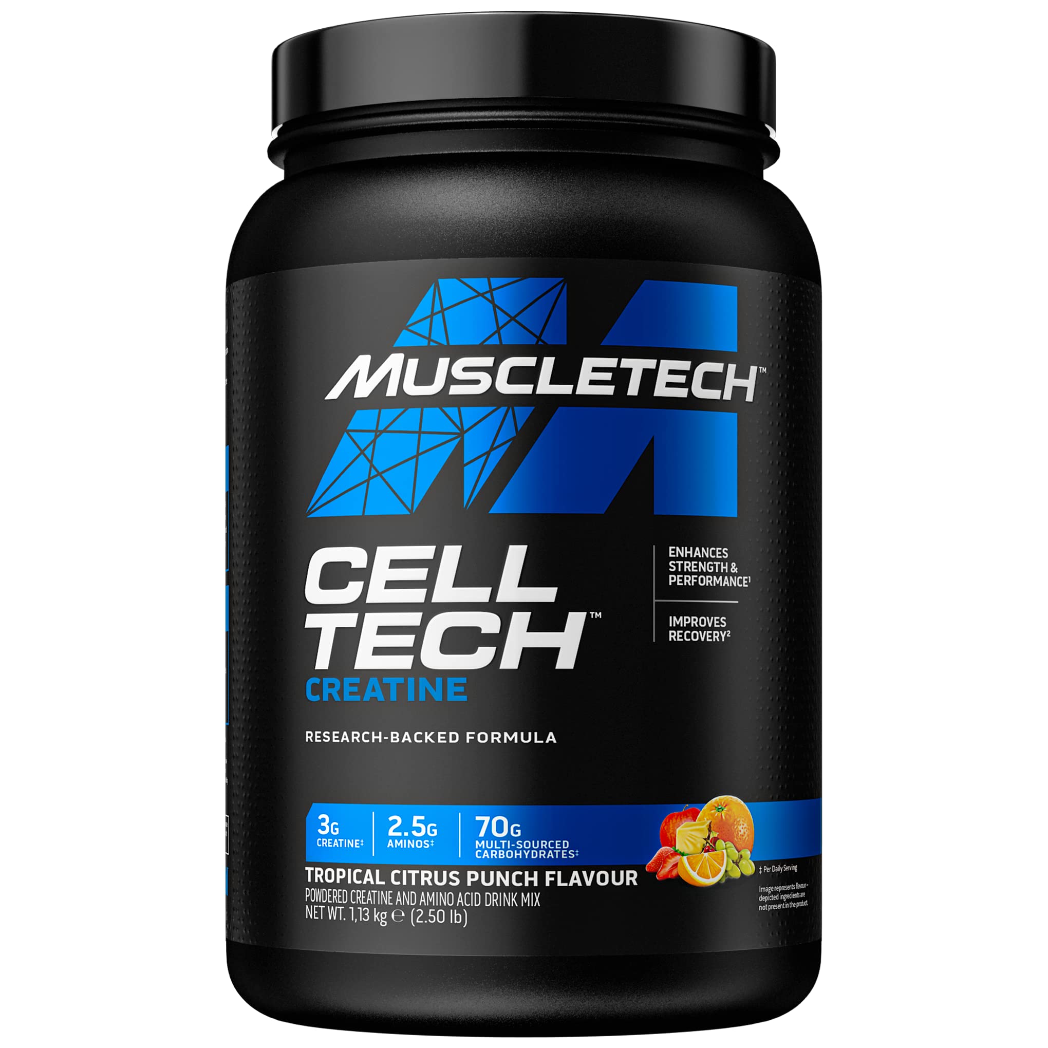 MuscleTech CellTech Creatine Monohydrate Powder, Post Workout Recovery Drink Muscletech uk supplements