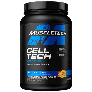 MuscleTech CellTech Creatine Monohydrate Powder, Post Workout Recovery Drink Muscletech uk supplements