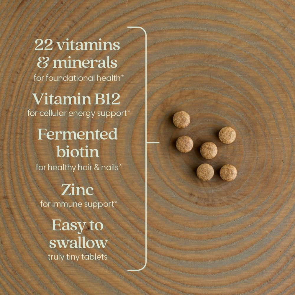 New Chapter Tiny Tabs Multivitamin with 20+ Nutrients for Immune, Cellular Energy & Stress Support, Including Vitamin D3 + B Vitamins, 192 Count New Chapter uk supplements