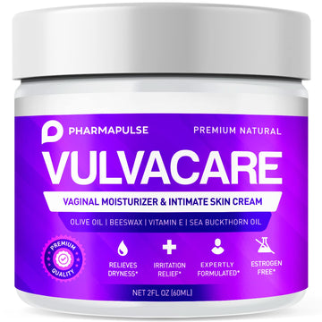 Pharmapulse Vaginal Moisturizer, Vulva Balm Cream, Intimate Skin Care, Menopause Support Pharmapulse uk supplements