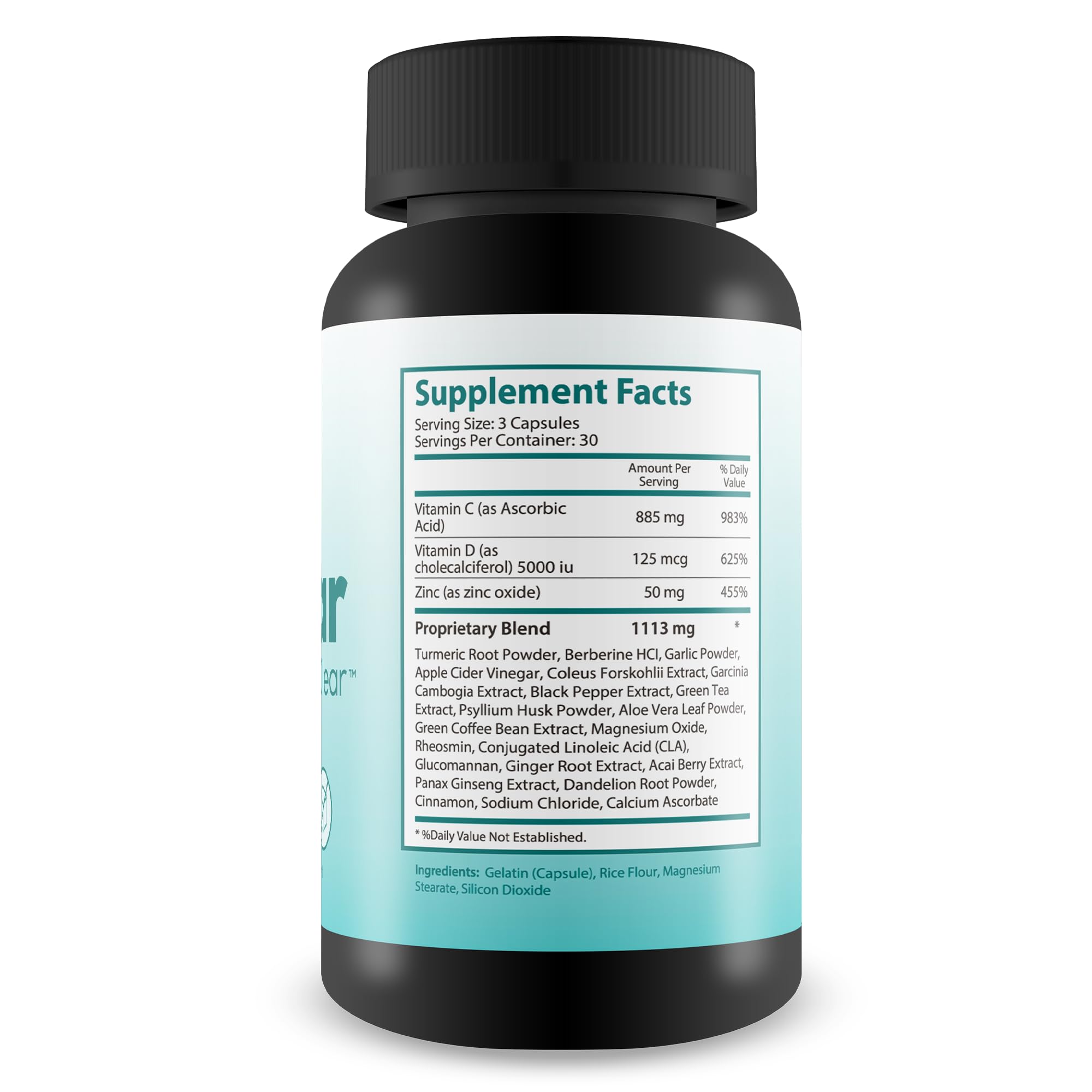 Ultra Sugar Clear - Our Best Blood Cleanse Detox Supplement - Bloodflow Support Supplement - Healthy Circulation Support Supplement - Sugar Balance Supplement - Sugar Health Blood Cleansing Formula True You Health uk supplements