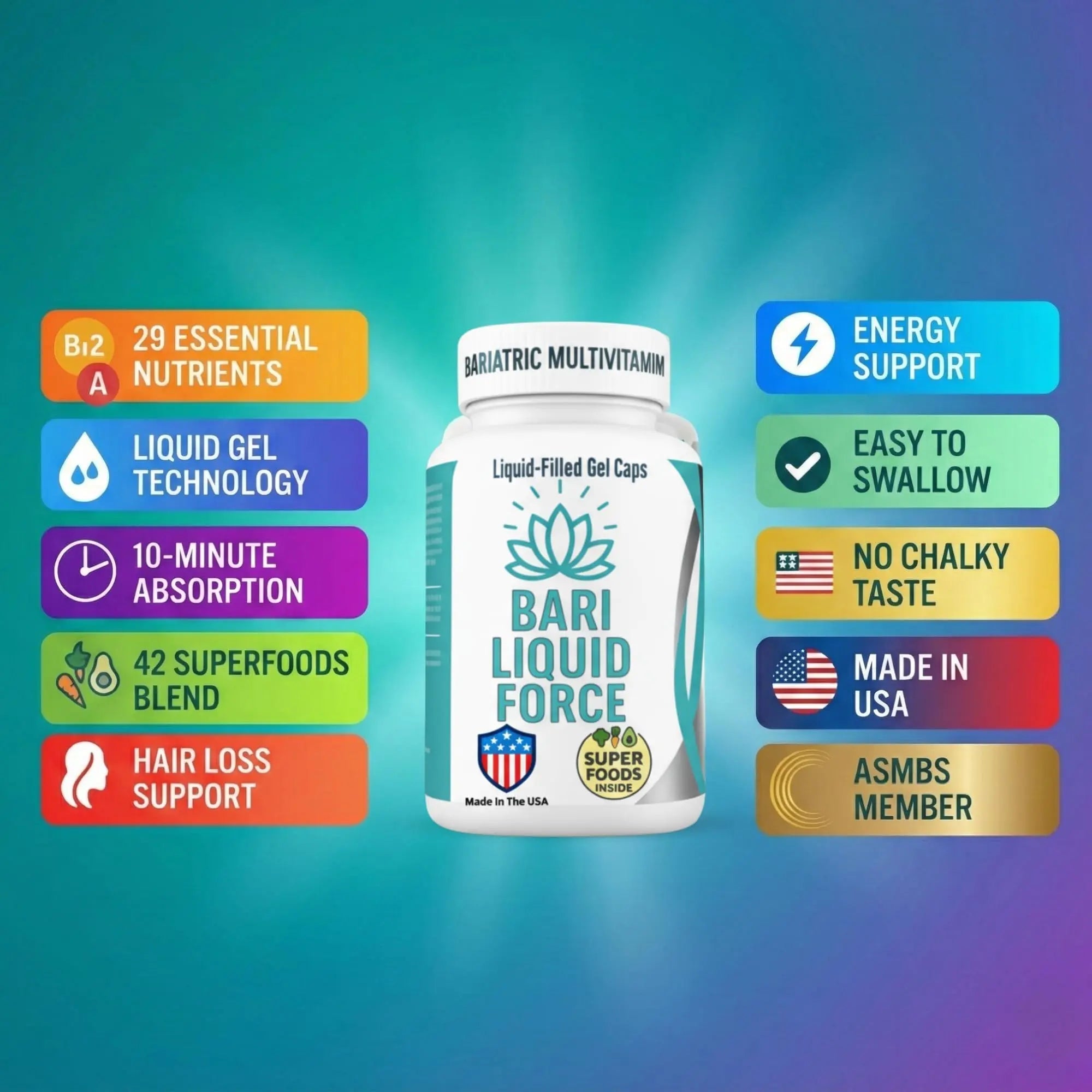 Universal Body Labs Bariatric Liquid Force Vitamin 2-Pack Universal Body Labs uk supplements
