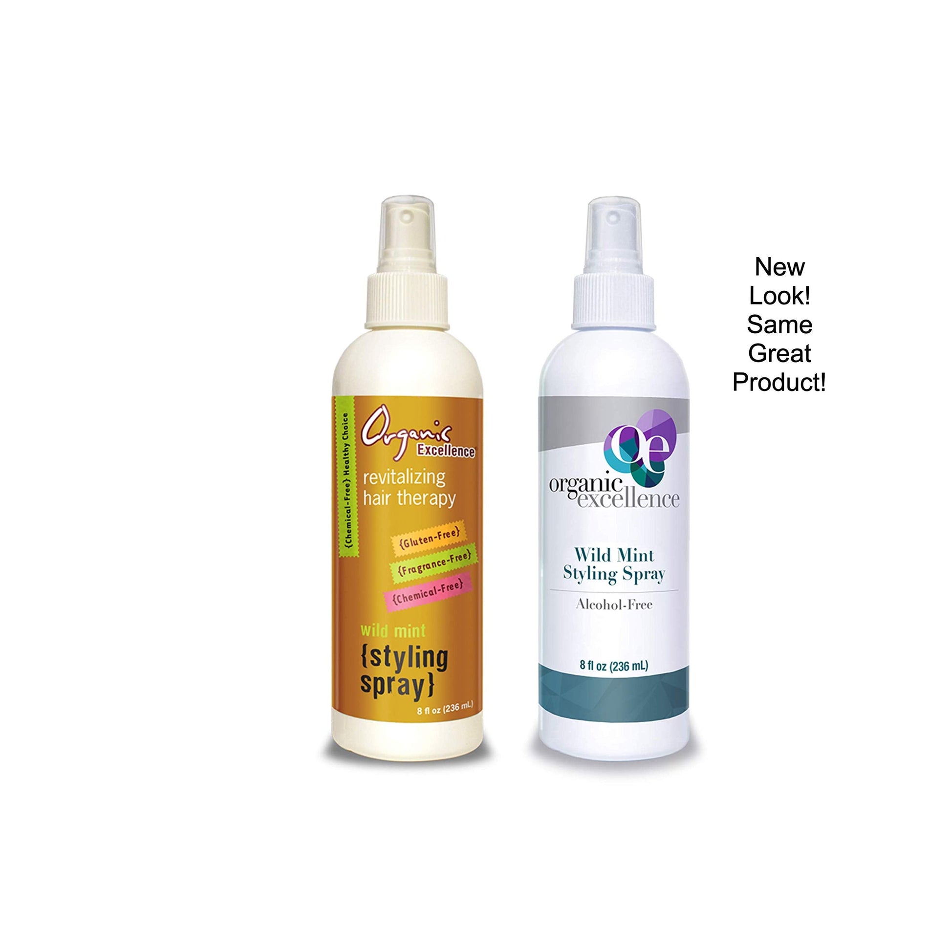 Organic Excellence Wild Mint Styling Spray, Alcohol-Free, pH Neutral, 8 Ounce Organic Excellence uk supplements