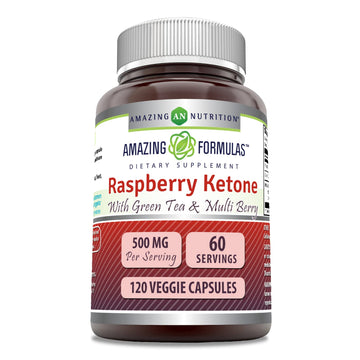 Amazing Formulas Raspberry Ketone with Green Tea Extract & Multi Berry Complex Amazing Nutrition uk supplements