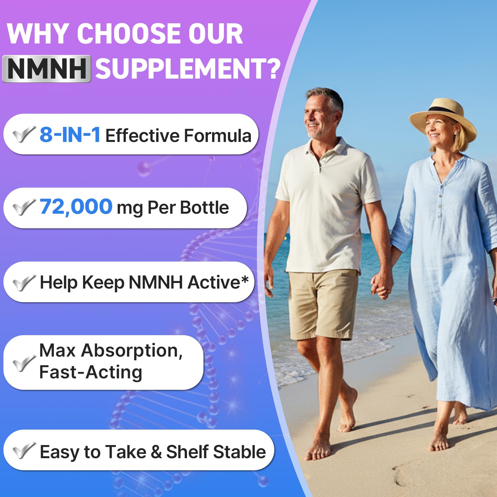 Wriayrui Sublingual NMNH (Dihydronicotinamide Mononucleotide), NMN Supplement Alternative, NAD+ Levels as We Age, Anti-Aging, Energy, NAD Resveratrol Supplement with w/NR, Resveratrol & TMG 120 Count Wriayrui uk supplements