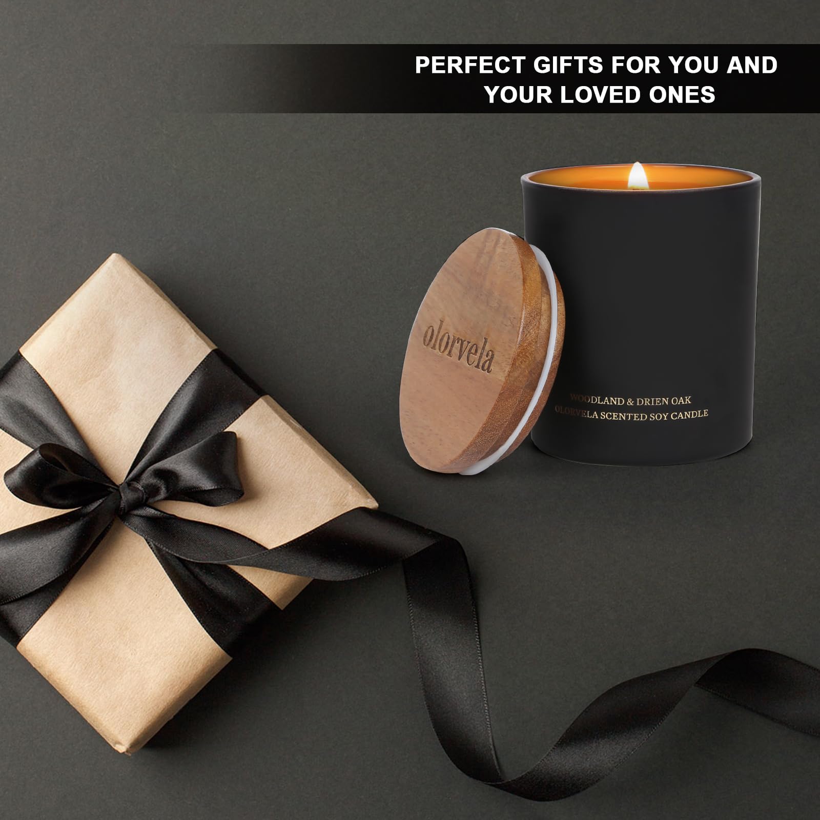 olorvela Candles for Men Wood Wicked Candles for Home Scented Mens Candle Aromatherapy 8oz olorvela uk supplements