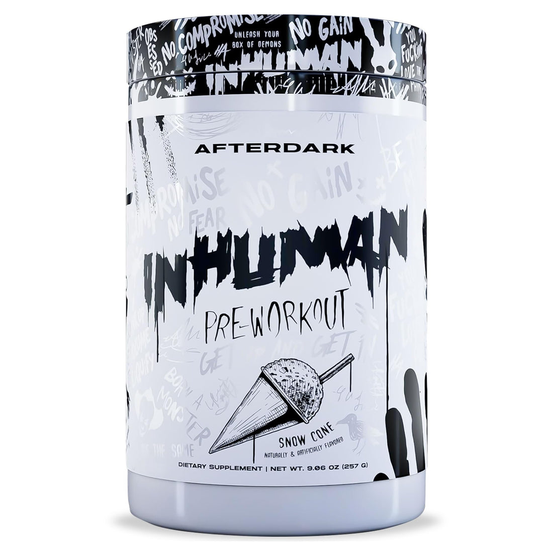 AFTERDARK INHUMAN Pre-Workout Powder, Enhanced Mind-Muscle Connection AFTERDARK uk supplements