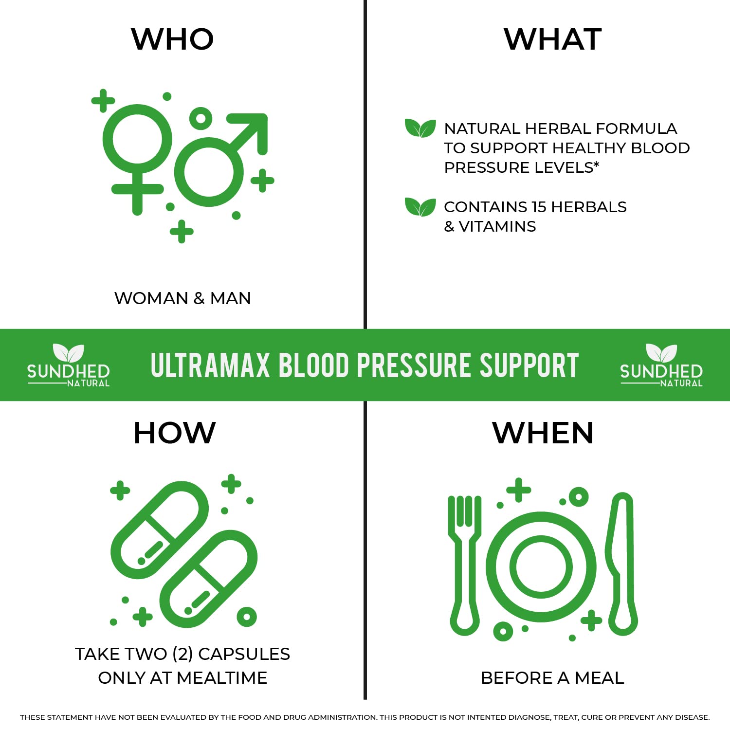 Sundhed Natrual UltraMax Blood Pressure with Bioperine for Enhanced Absorption Sundhed Natural uk supplements