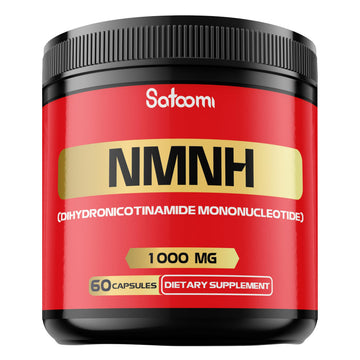 NMNH (Dihydronicotinamide Mononucleotide) -NMN Supplement Alternative - 1000mg per Serving NAD Supplement to Support NAD - 60 Capsules - 30 Days Supply Satoomi uk supplements