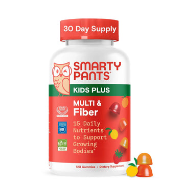 SmartyPants Kids Multivitamin & Fiber Gummies: Prebiotic Fiber to Support Kids Digestion with Vitamin D3, C, Vitamin B12, B6, A, Zinc SmartyPants uk supplements