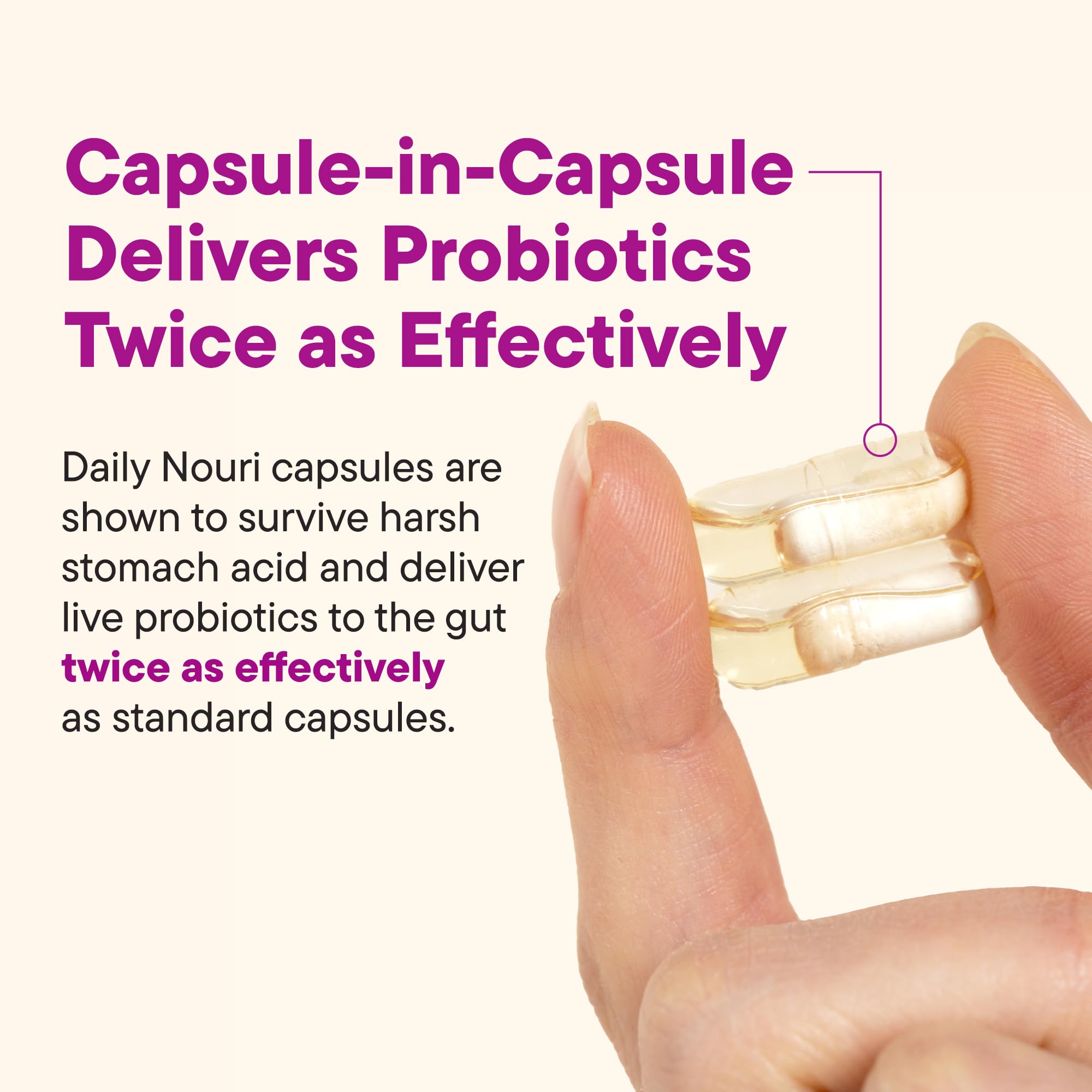 Daily Nouri Hormone Balance Probiotics for Women | Hormonal Balance Support | Vaginal pH + Gut Health | 7 Clinically Studied Strains + Omega | 30-Day Supply Daily Nouri uk supplements