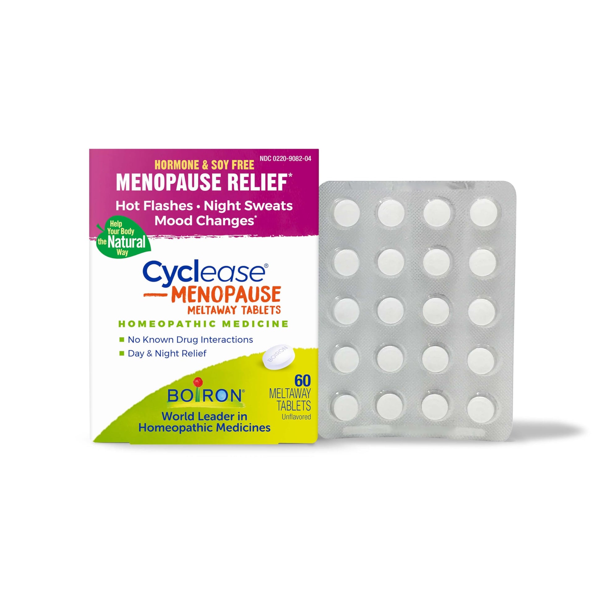 Boiron Cyclease Menopause Tablets for Relief of Hot Flashes, Night Sweats, Irritability, and Mood Swings - 60 Count Boiron uk supplements