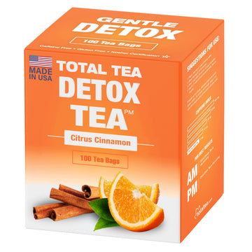 Detox Tea Caffeine Free, Herbal Tea with Chamomile, Hibiscus Tea and Ginger Root Total Tea uk supplements