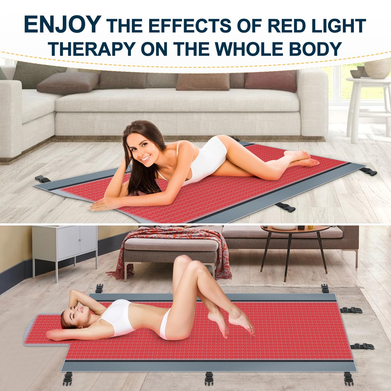 Red Light Therapy for Body - Full Body Red Light Therapy Mat, 71.0x33.33in, 2570Pcs Kaoudt uk supplements