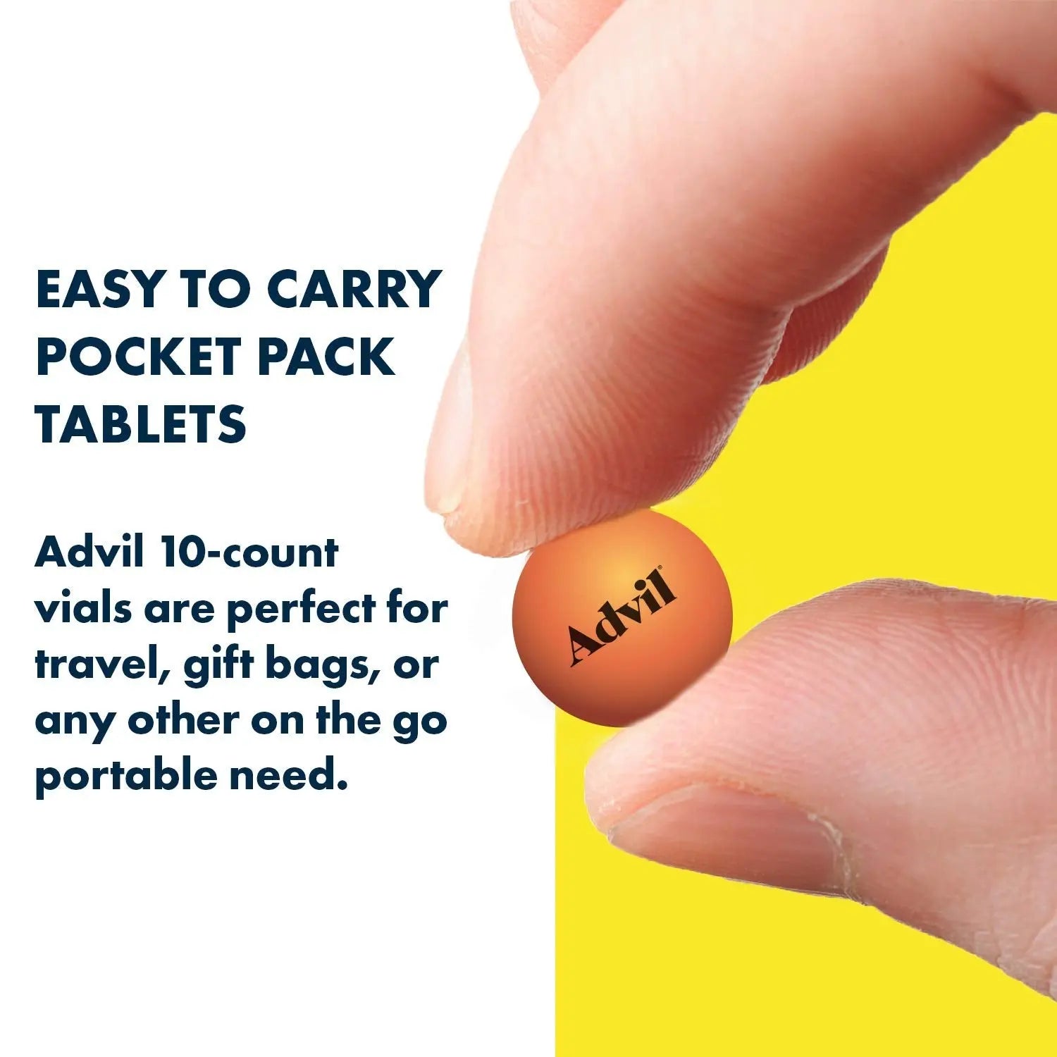 Advil 200 mg Tablets Pocket Pack 10 ea (Pack of 6) Advil uk supplements