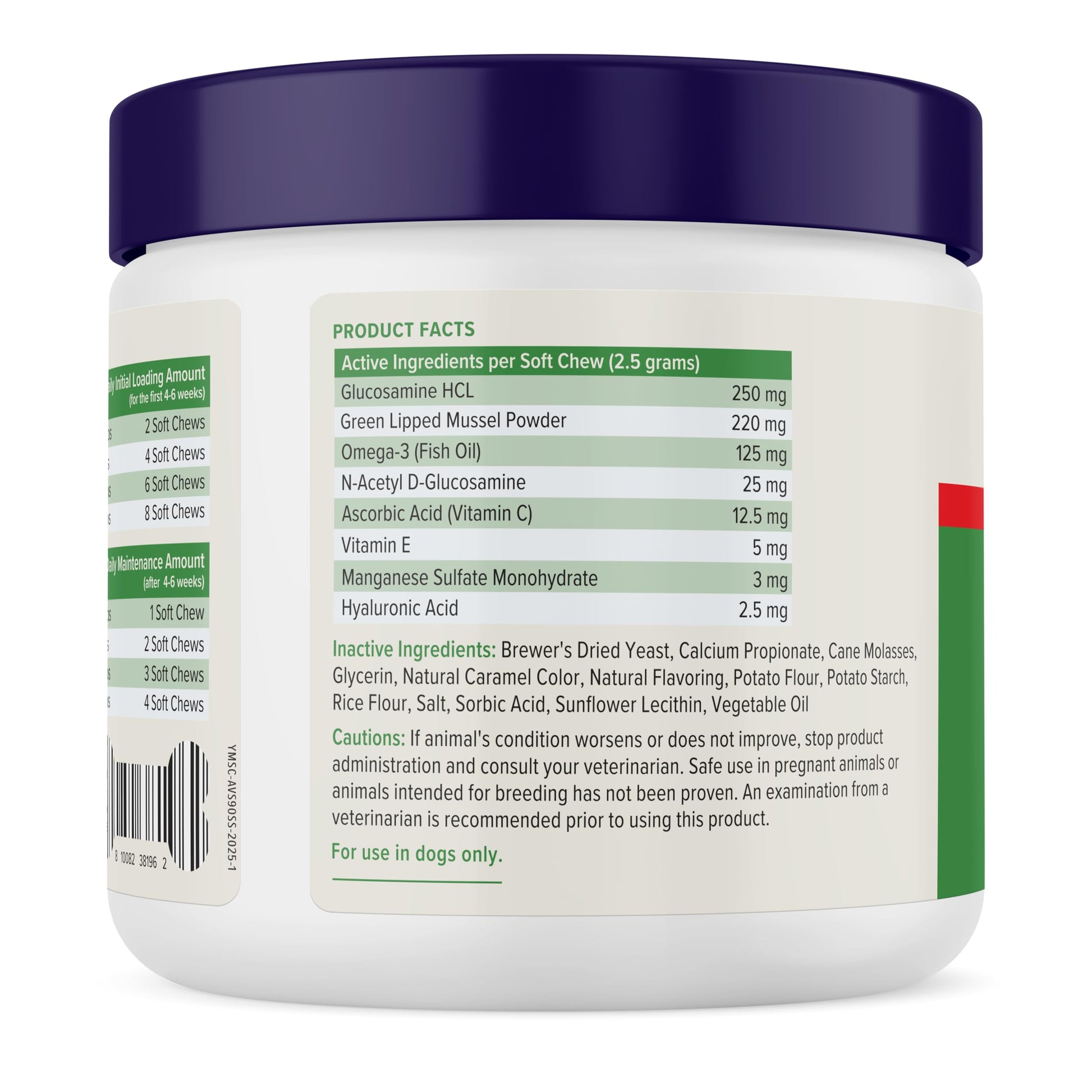 Yumove Hip & Joint Supplement for Dogs with Glucosamine, Hyaluronic Acid, Green Lipped Mussel & Omega 3 Joint Supplement - Regular or Advanced Strength (90 Count, Advanced Vet Strength Soft Chews) YuMOVE uk supplements