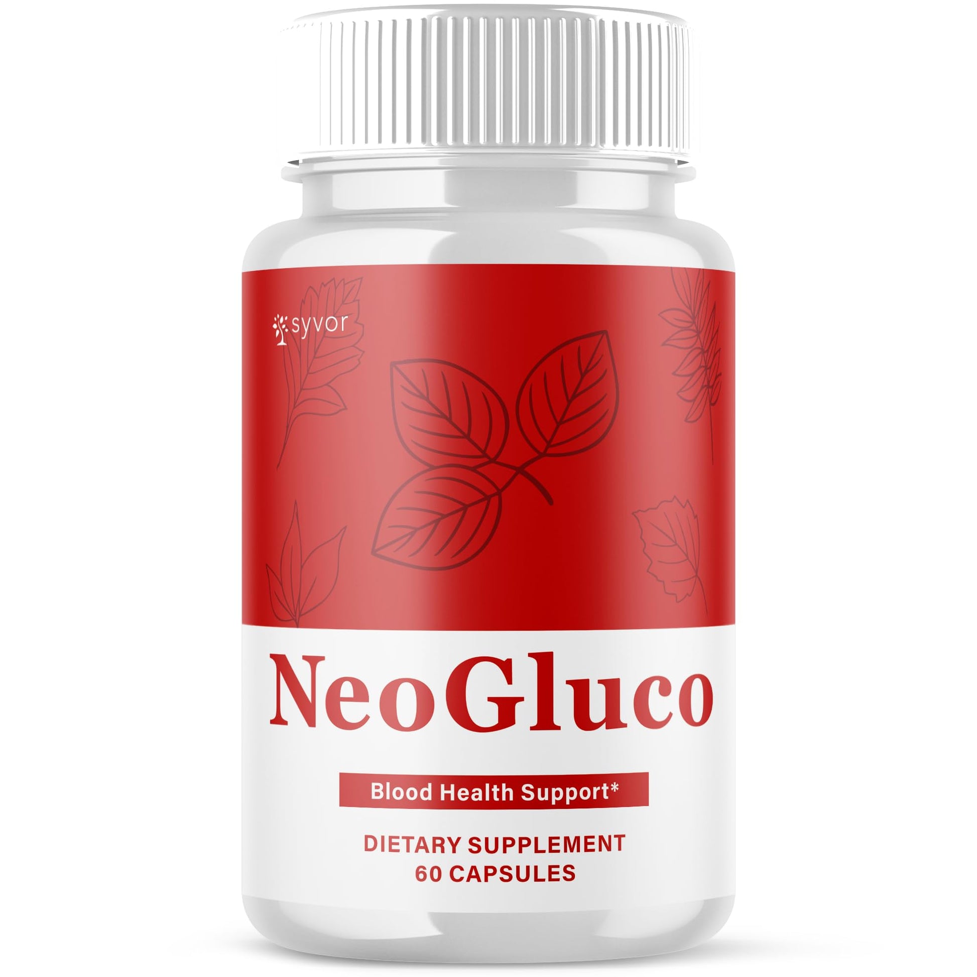 NeoGluco Capsules, Official NeoGluco Glycogen Support Pills with All Natural Ingredients, Advanced Formula Health Supplement with Maximum Strength Premium Vitamins for Women & Men (60 Capsules) Syvor uk supplements