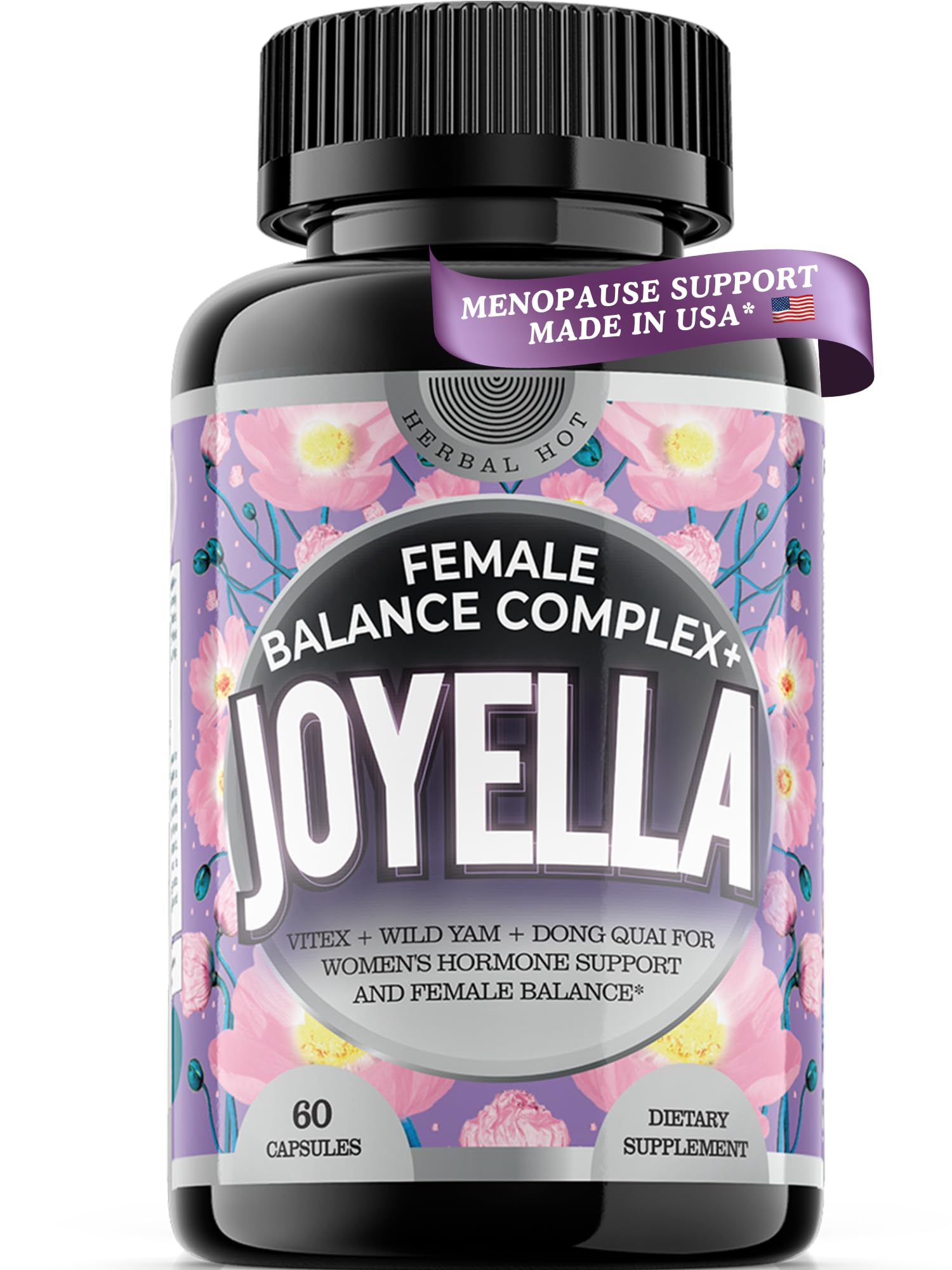 11-in-1 Hormonal Balance, Relief for Menopause Symptoms, Helps Reduce Hot Flashes, Night Sweats, and Mood Swings, Clinically Proven Ingredients, Natural PMS Support, Made in USA, 3rd Party-Tested HERBAL HOT uk supplements