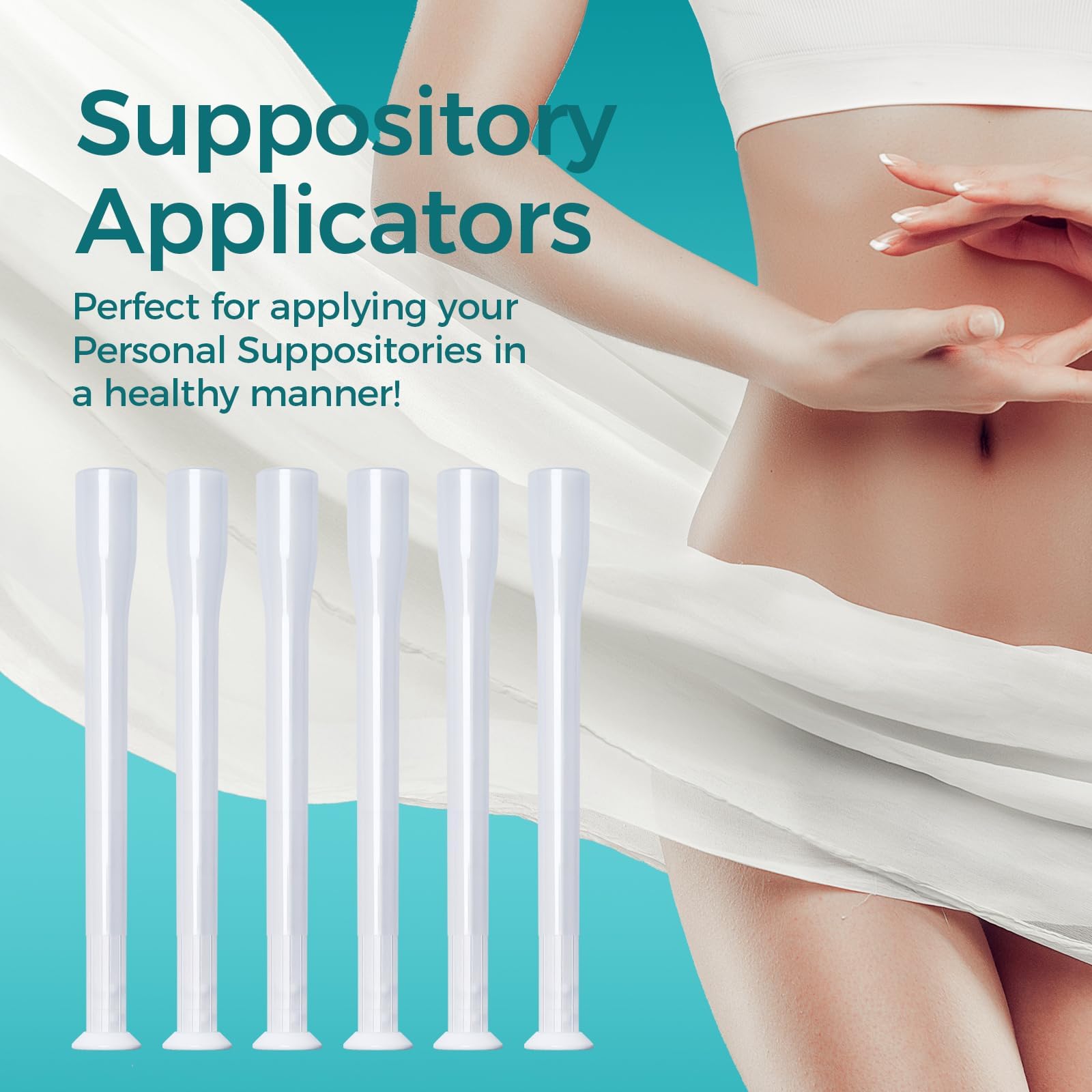 Dizzily 30 Pack Disposable Vaginal Suppository Applicators for Women, Individually Wrapped, Hygienic - Fits Most Boric Acid Suppositories, Pills, Tablet, Cap-sules and Feminine Care Applicator Dizzily uk supplements