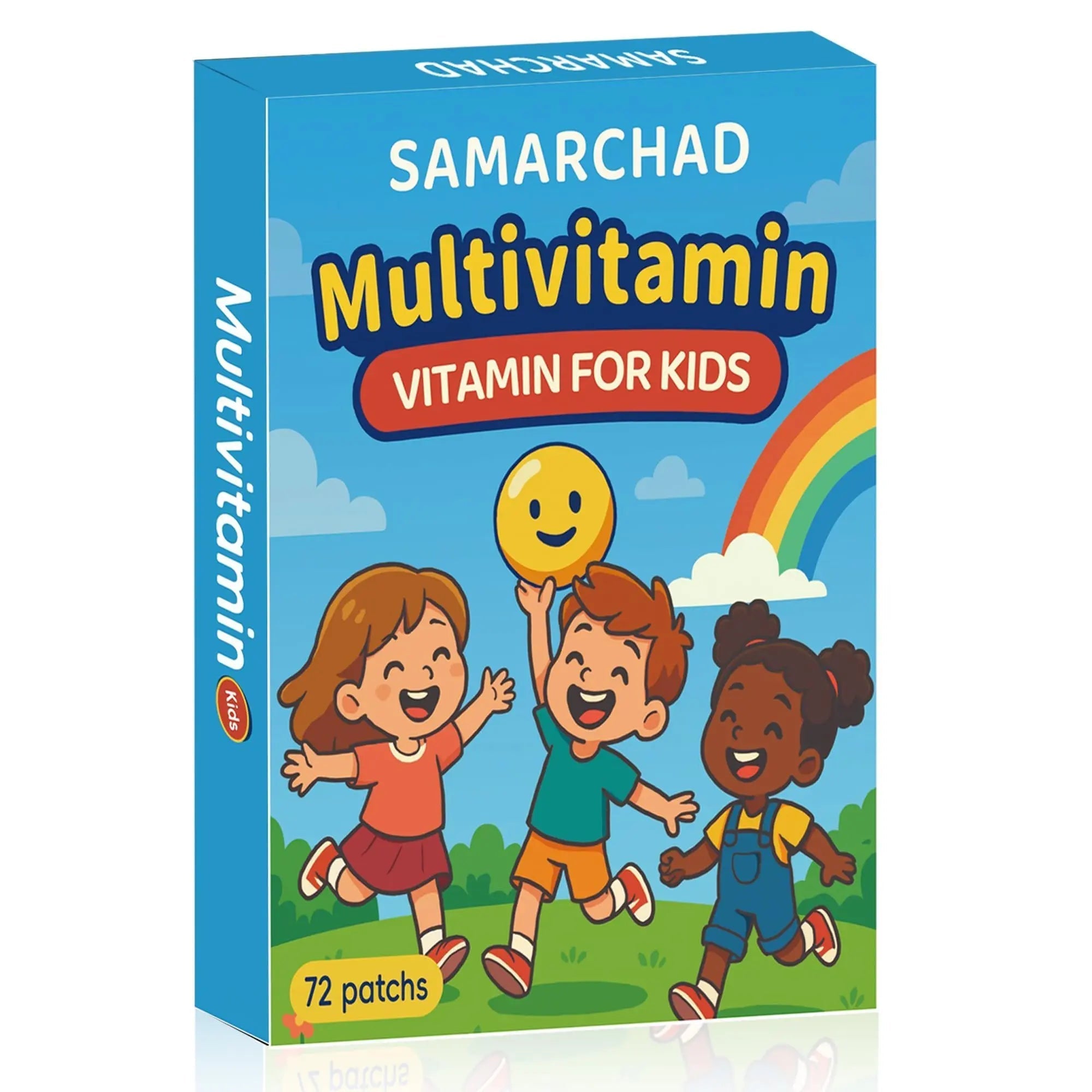SAMARCHAD Kids Multivitamin Patches Daily Vitamin Patch for Children Natural, Sugar-Free No Swallowing Immune & Growth Support SAMARCHAD uk supplements