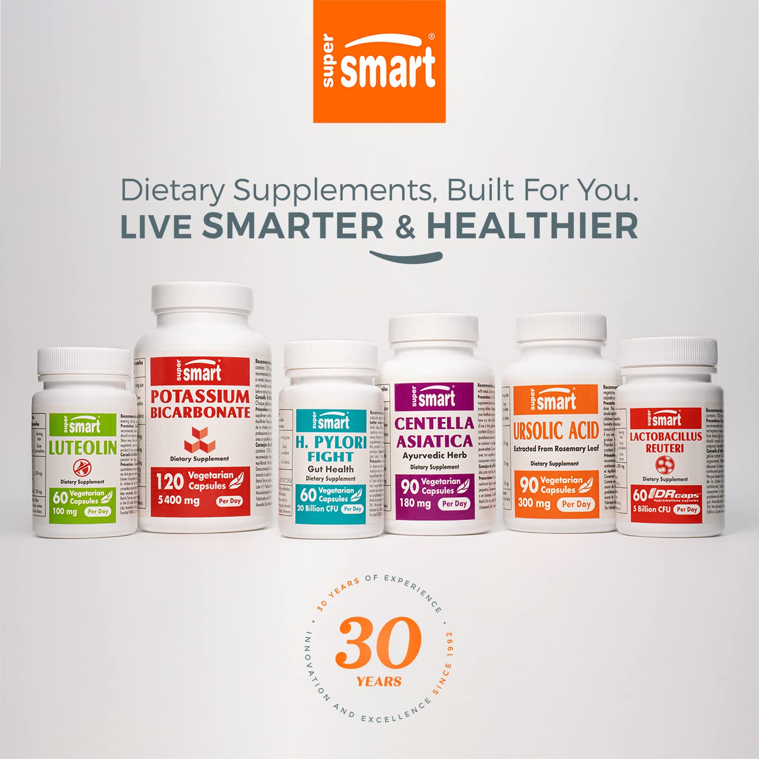 Supersmart - H. Pylori Fight Natural Treatment 20 Billion CFU per Day (Probiotic Lactobac Supersmart uk supplements
