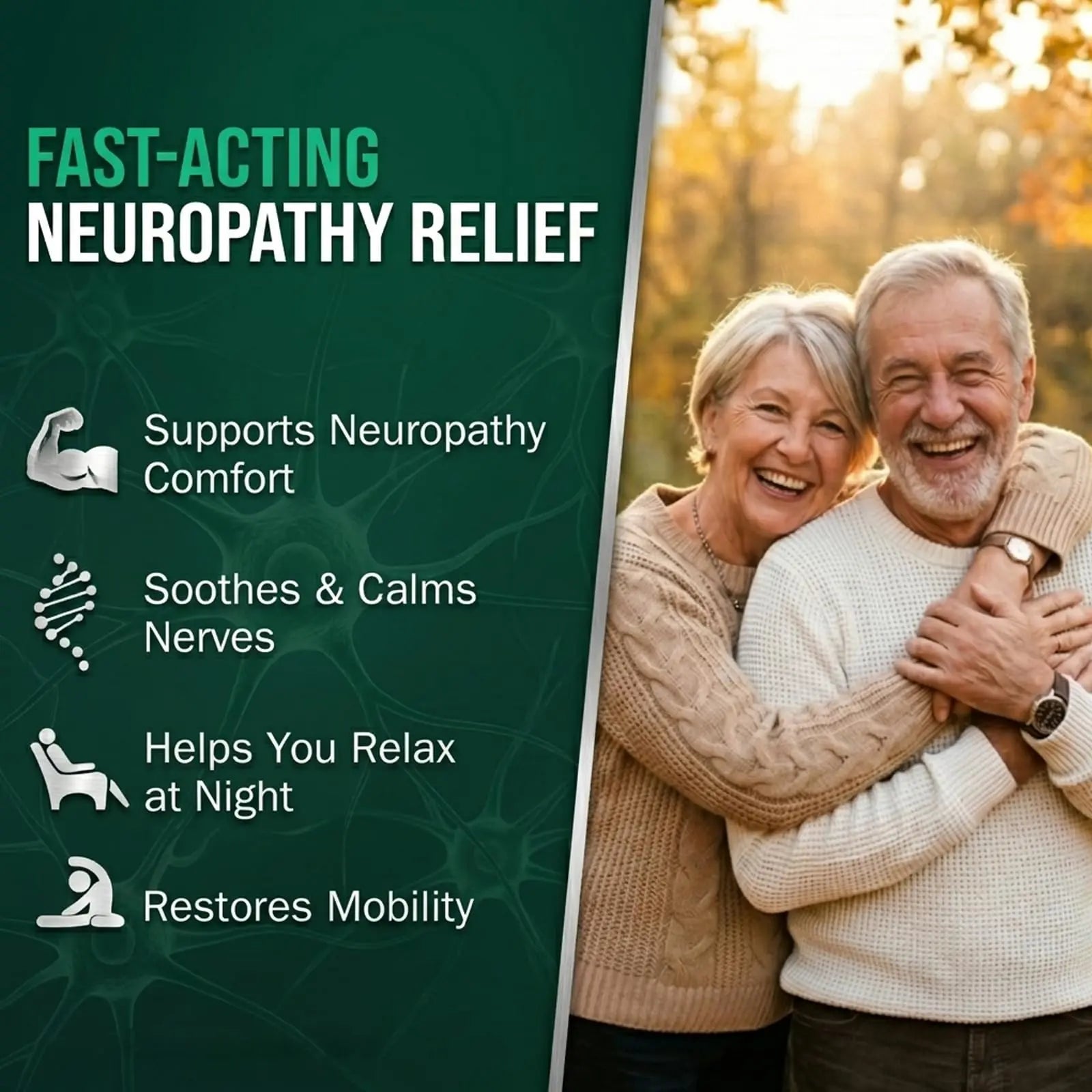 Neuropathy Pain Relief for Feet & Legs, Plant-Based Neuropathy Cream with Arnica, MSM & Vitamin B6 Soothing Formula, Fast-Acting Nerve Pain Relief Cream, Fast-Absorbing,Non-Greasy Daily Support-2.12OZ QQBBMZZ uk supplements