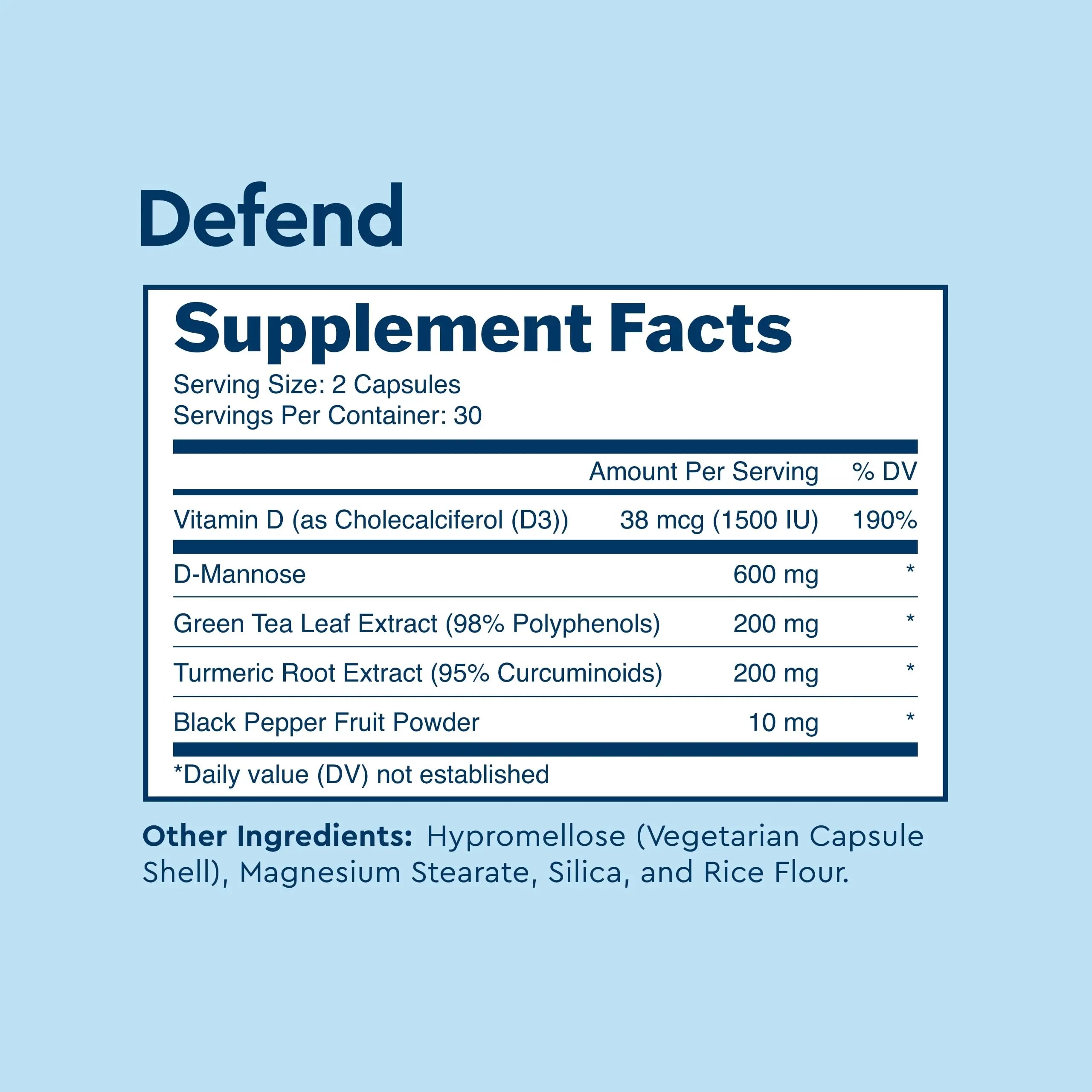 Uqora Flush (Pink Lemonade, 10 Packets) & Defend (60 Capsules) Bundle - Support Urinary Tract* with D-Mannose, Vitamin C & More - Support Bladder Health & Cleanse Biofilm* with D-Mannose & More Uqora uk supplements