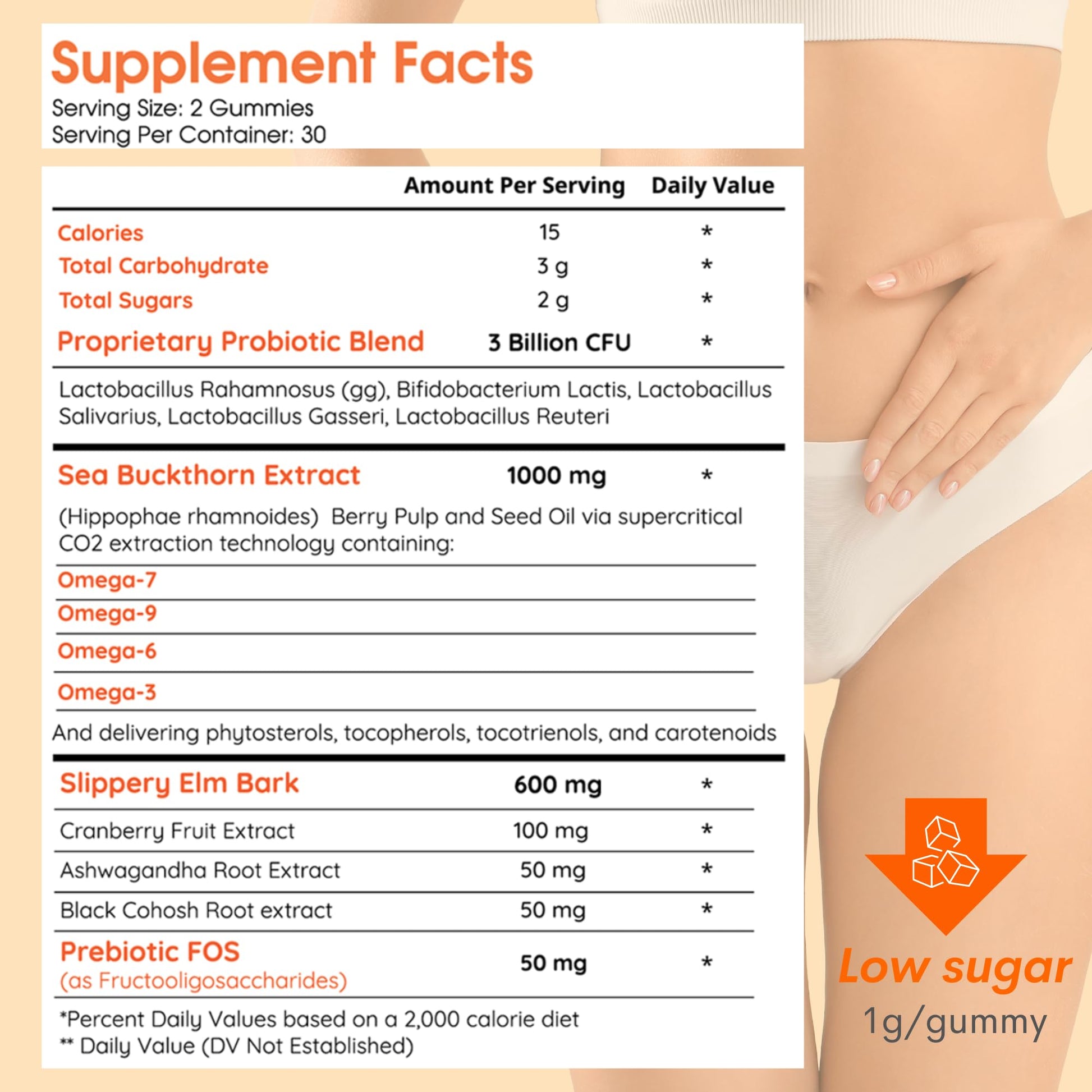 Muun Vaginal Dryness Gummy for Perimenopause Menopause with Slippery Elm Bark, Omega Muun uk supplements