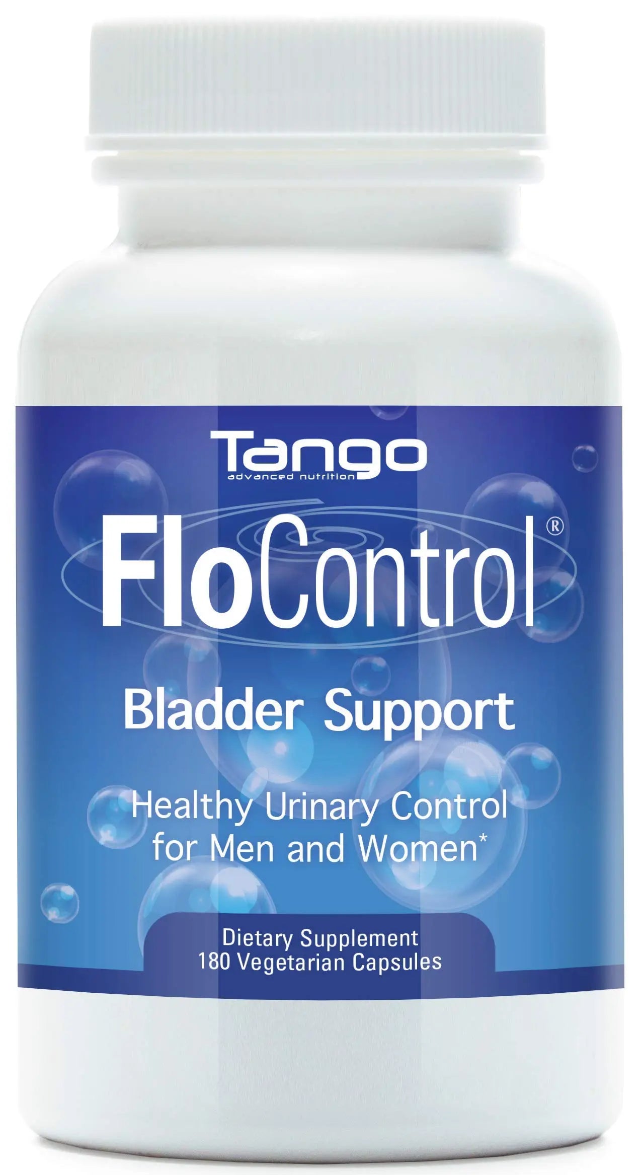 Tango FloControl Natural Bladder Support Supplement Promotes Healthy Bladder Control and Comfort (180 Vegetarian Capsules) Tango uk supplements
